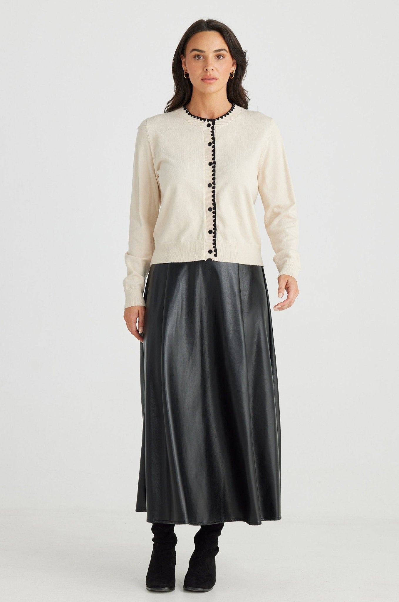 Concrete Jungle Skirt - Black - Brave+True