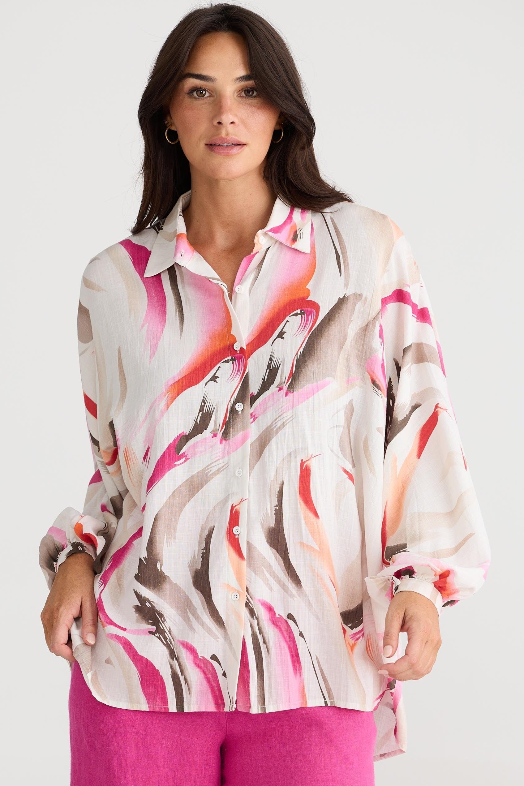 Monty Shirt - Boysenberry Swirl