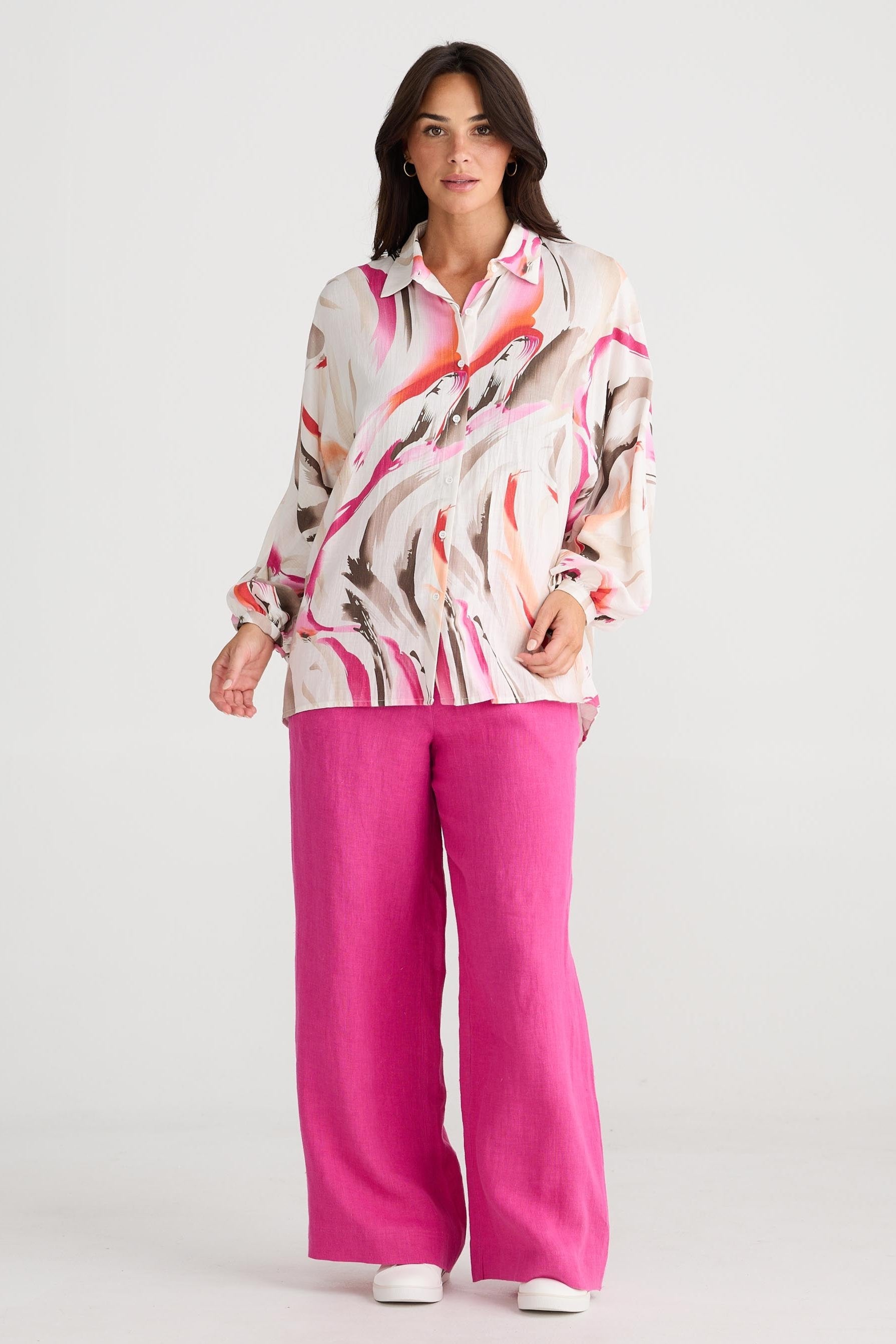 Monty Shirt - Boysenberry Swirl
