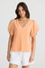 Abigail Vneck Tee - Melon