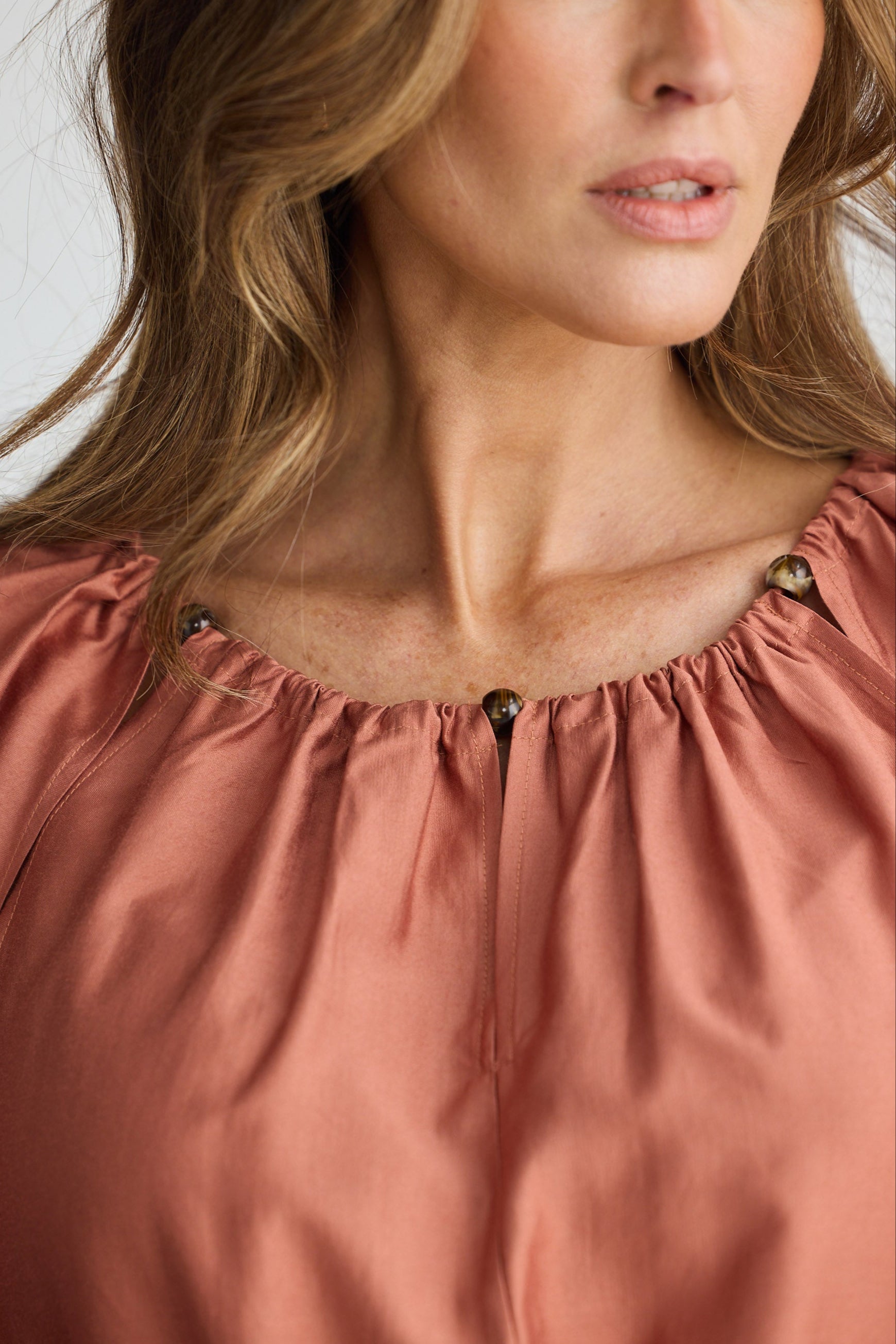 Carlisle Blouse - Terracotta
