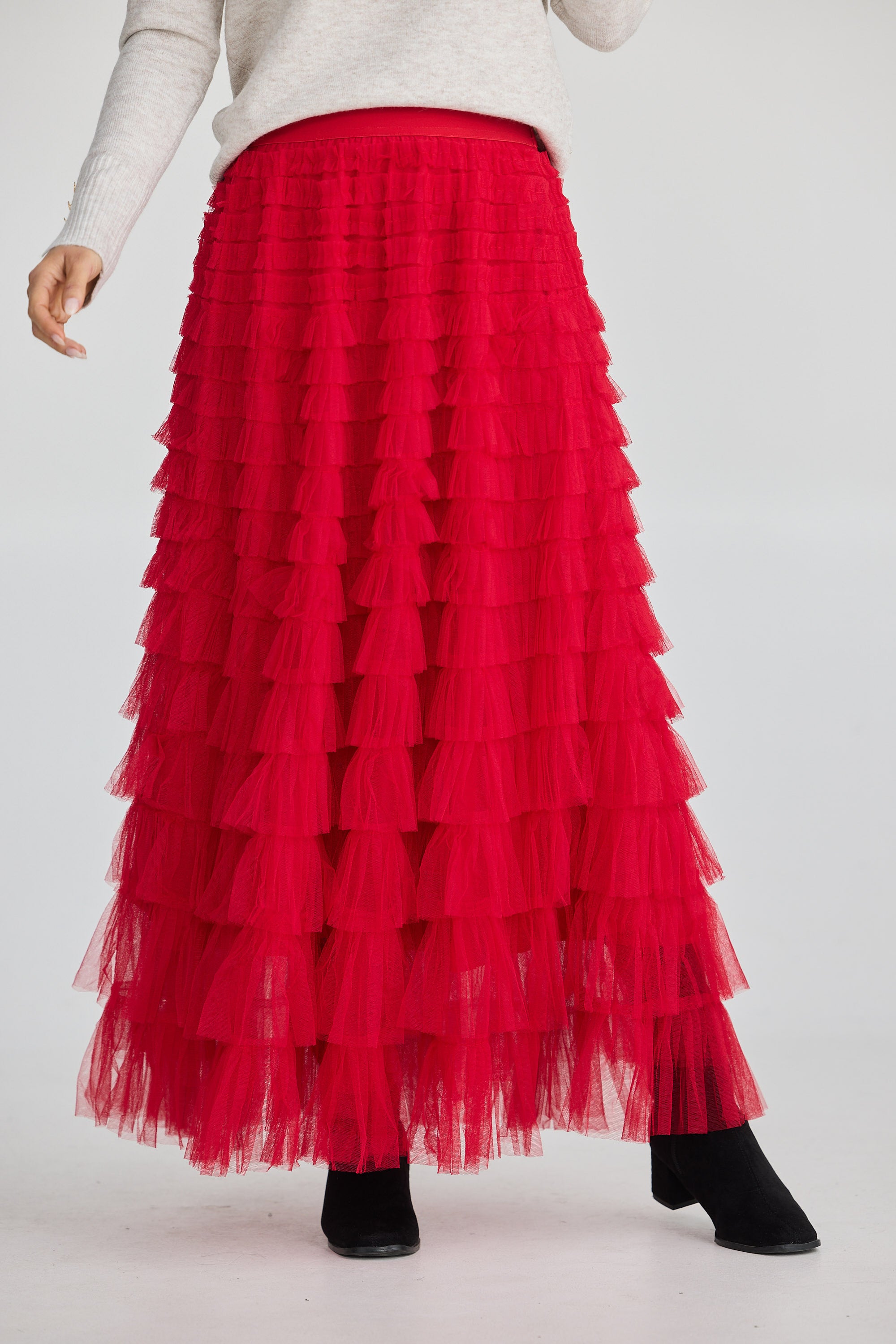 Chance Skirt - Berry Red - Brave+True