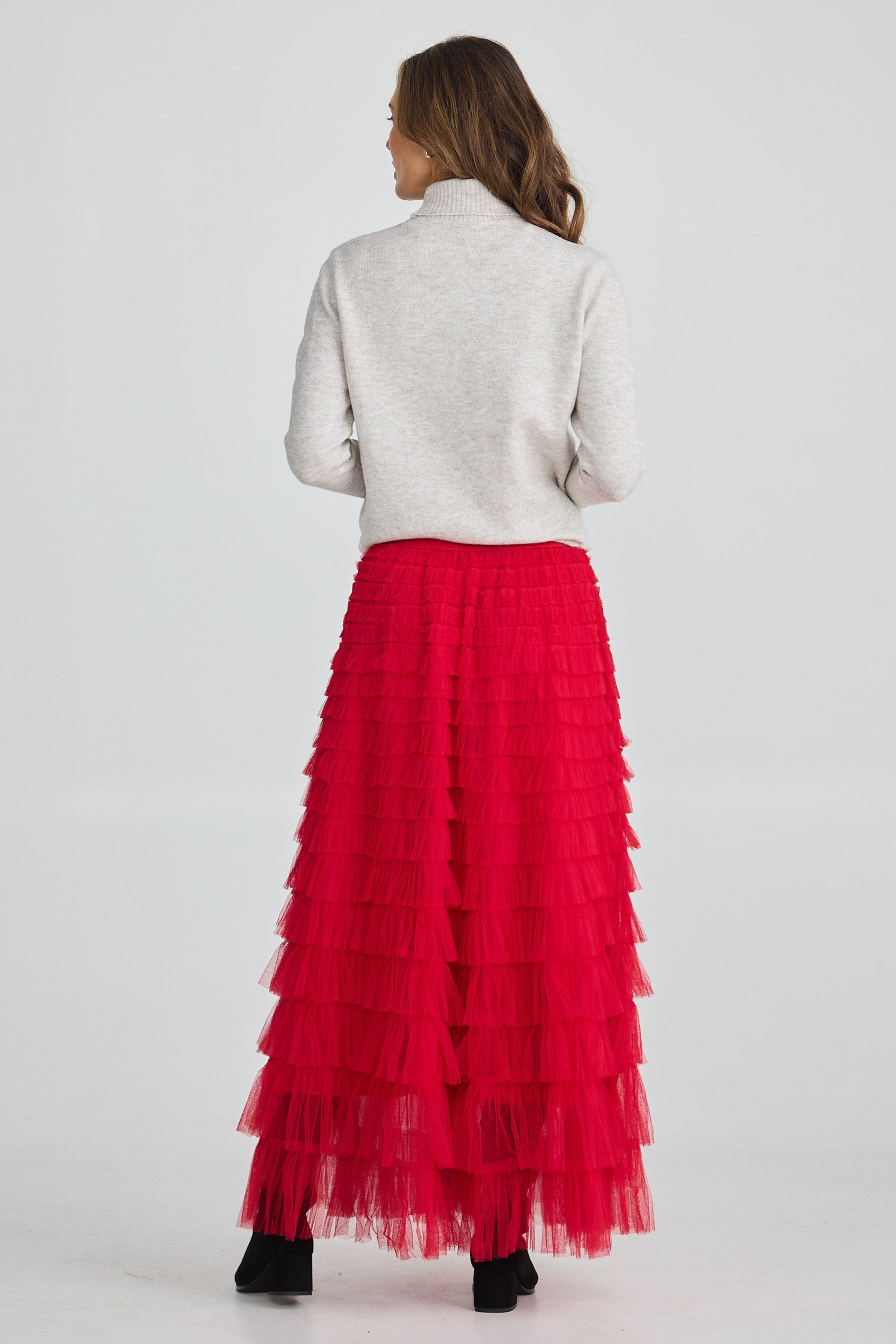 Chance Skirt - Berry Red - Brave+True