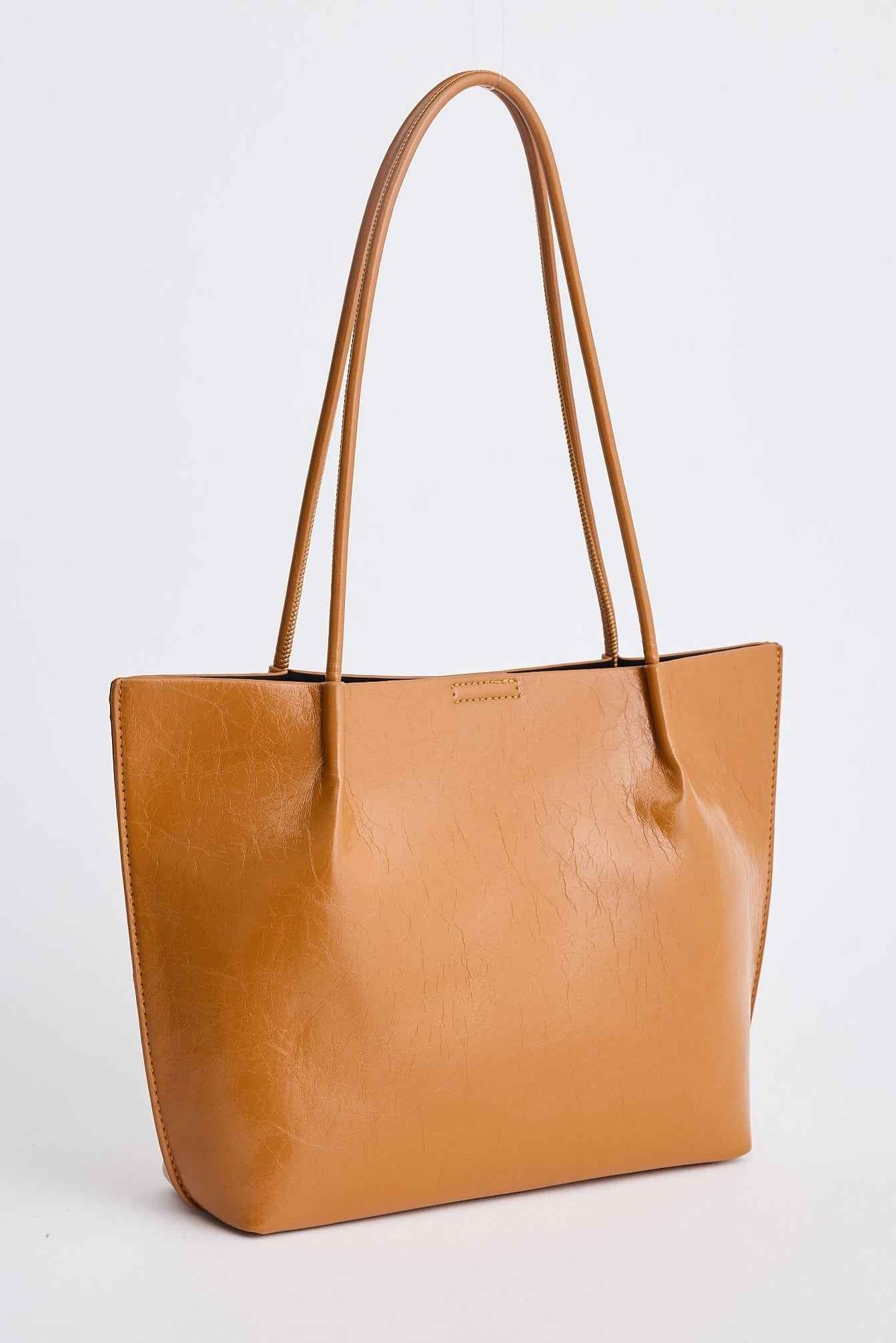 Eloise Bag And Pouch Set - Tan