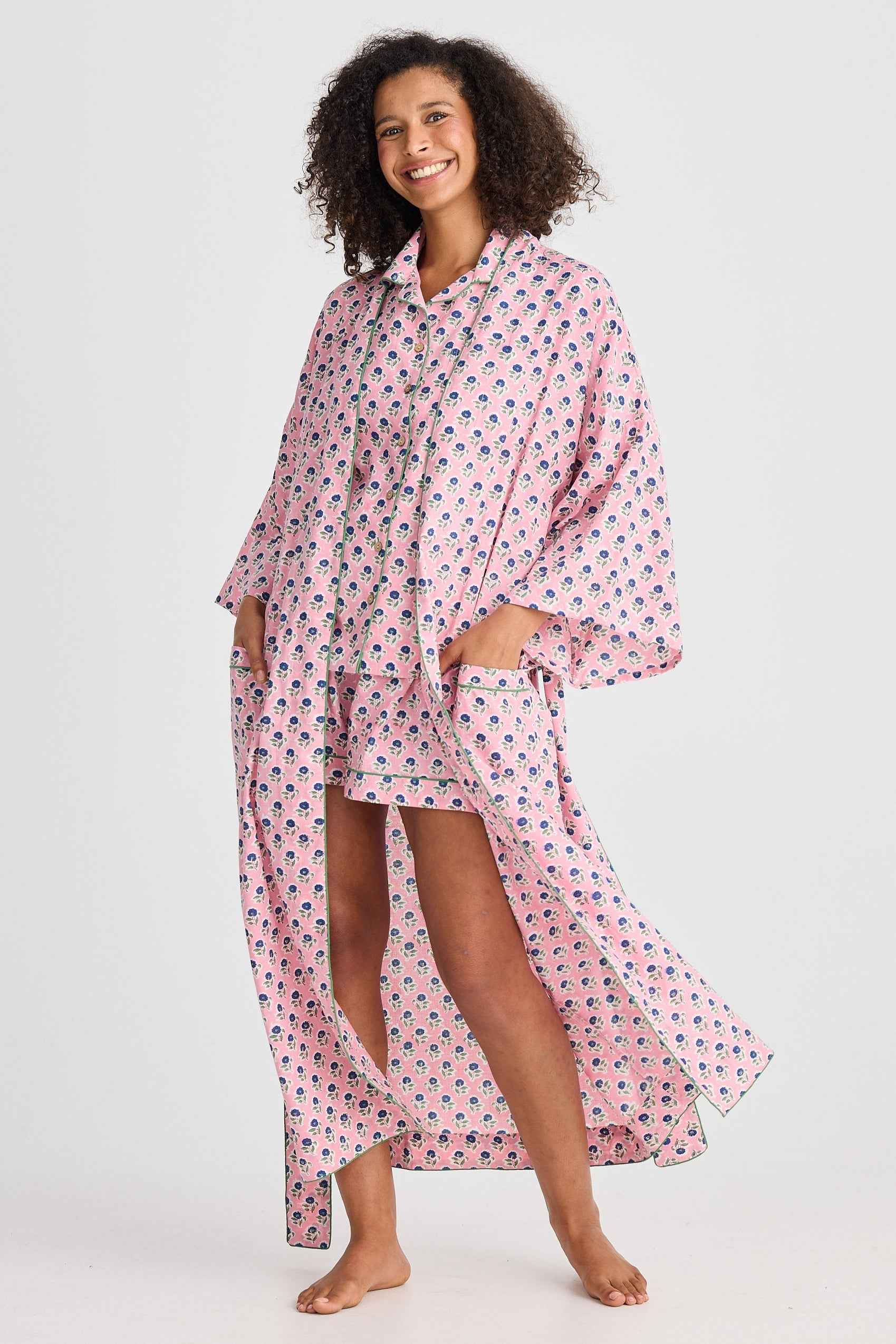 Namaste Robe - Ditsy Daisy Print