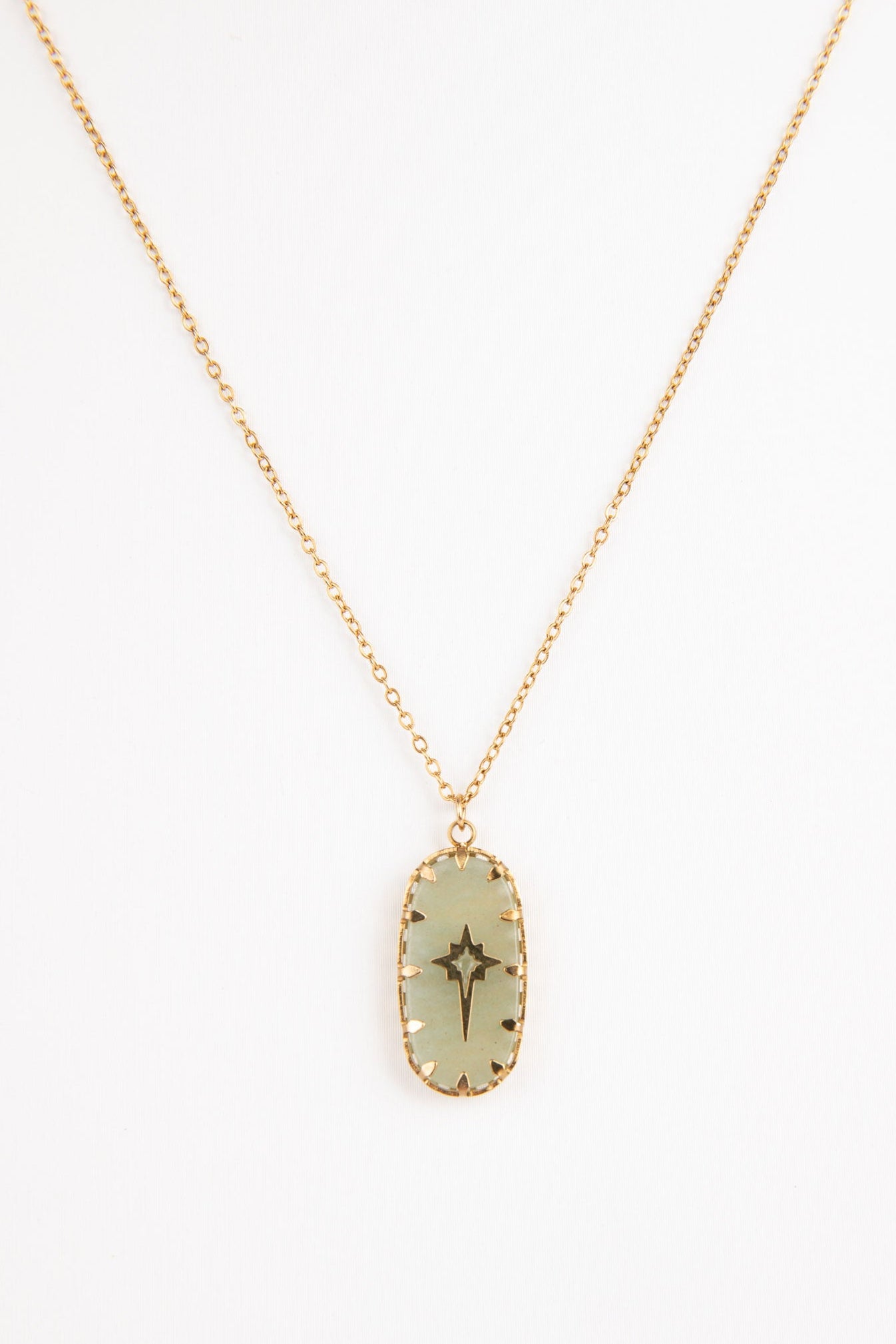 Shooting Star Necklace - Green