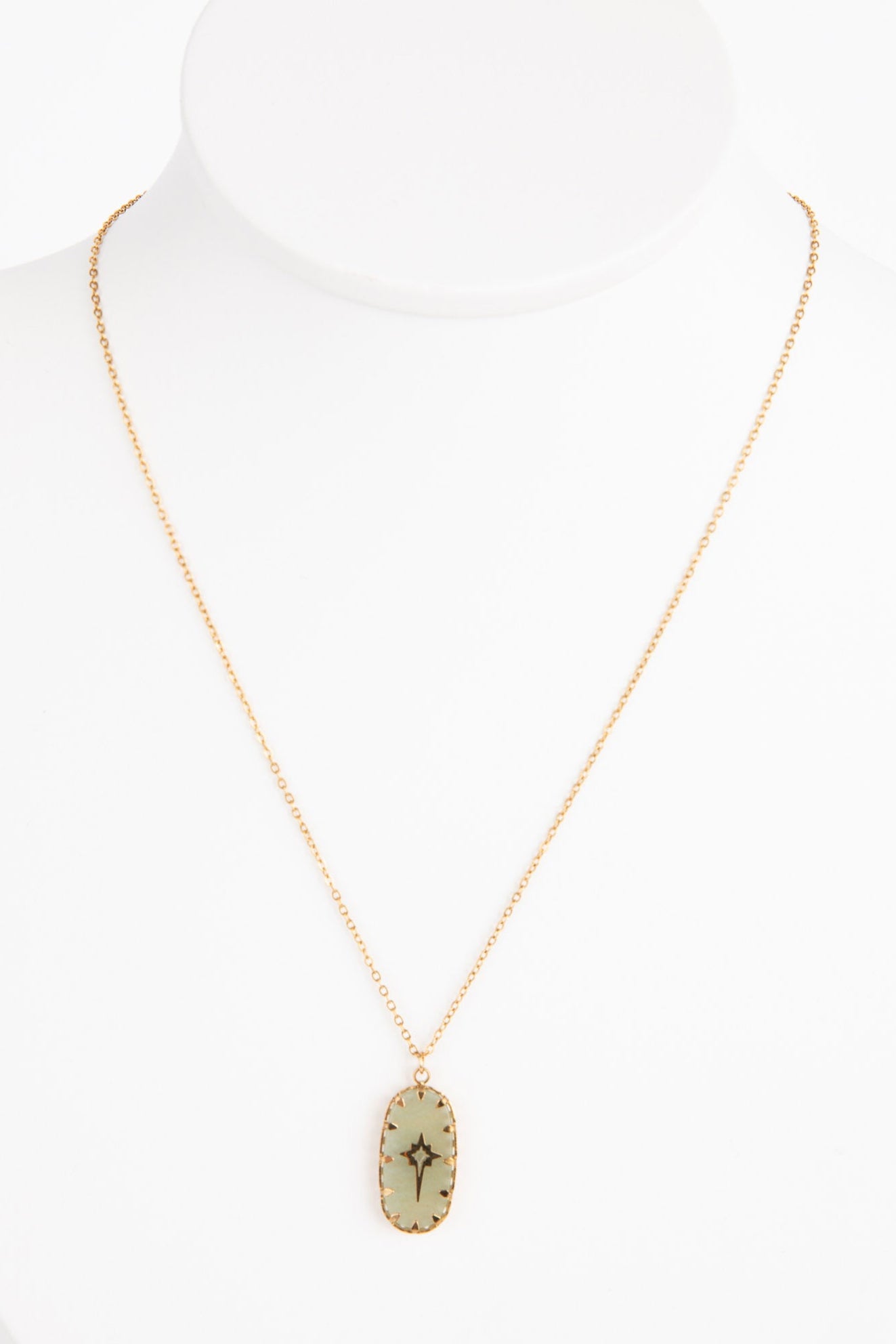 Shooting Star Necklace - Green