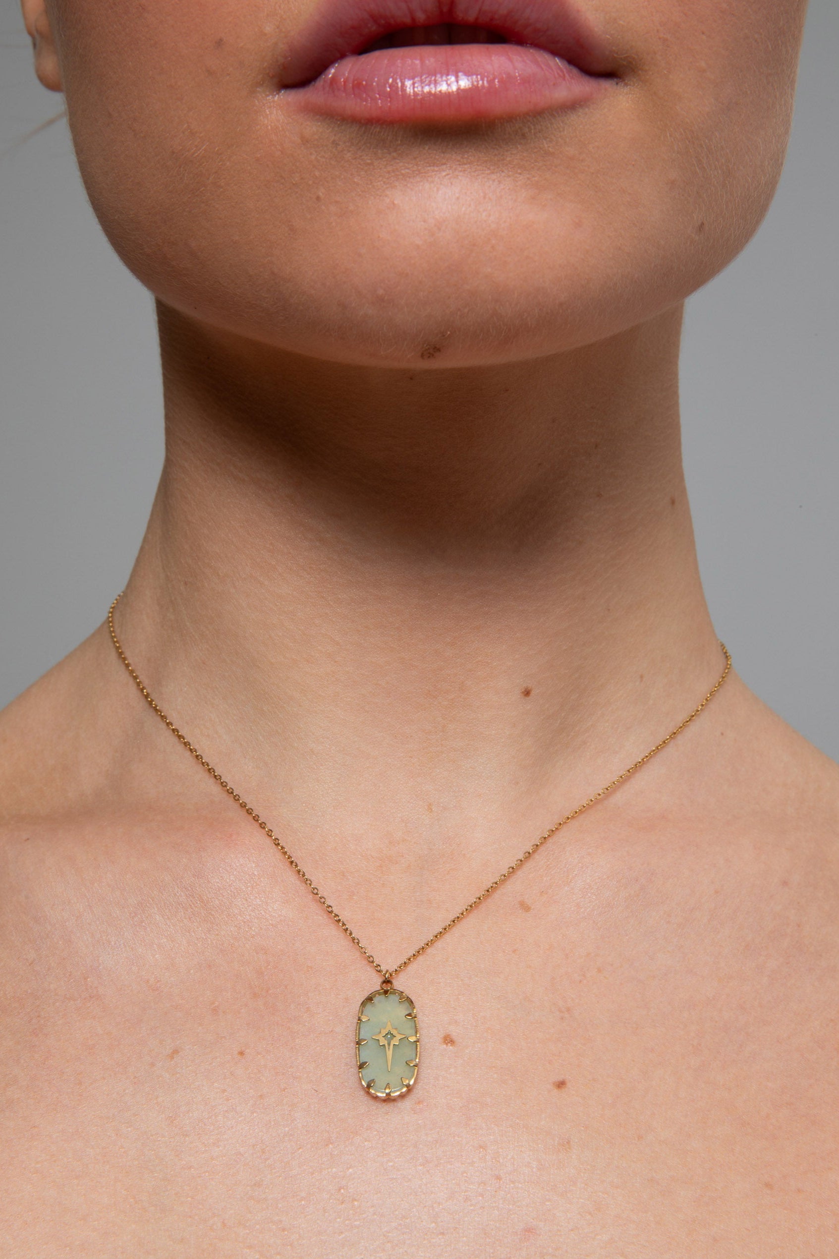 Shooting Star Necklace - Green