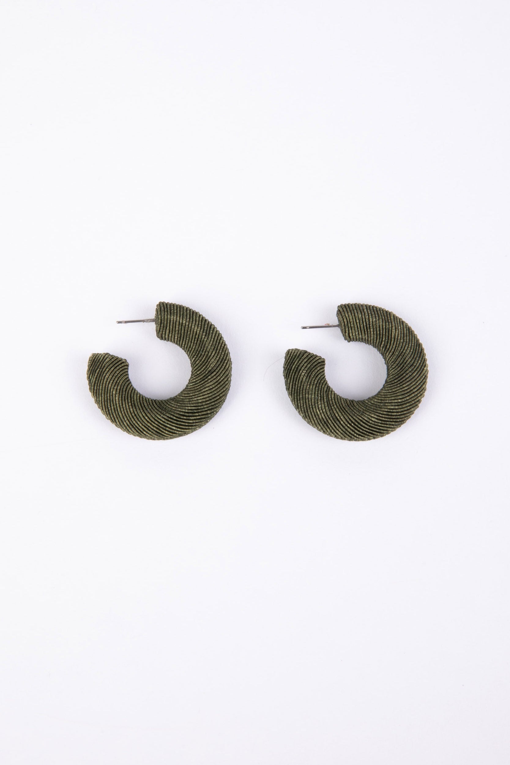 Jasper Earrings - Olive