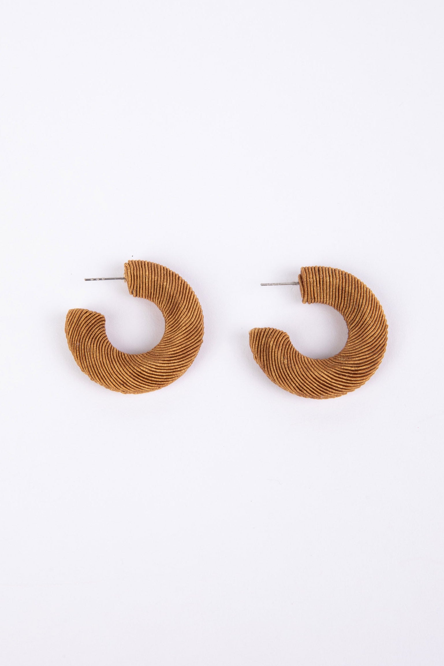 Jasper Earrings - Tan