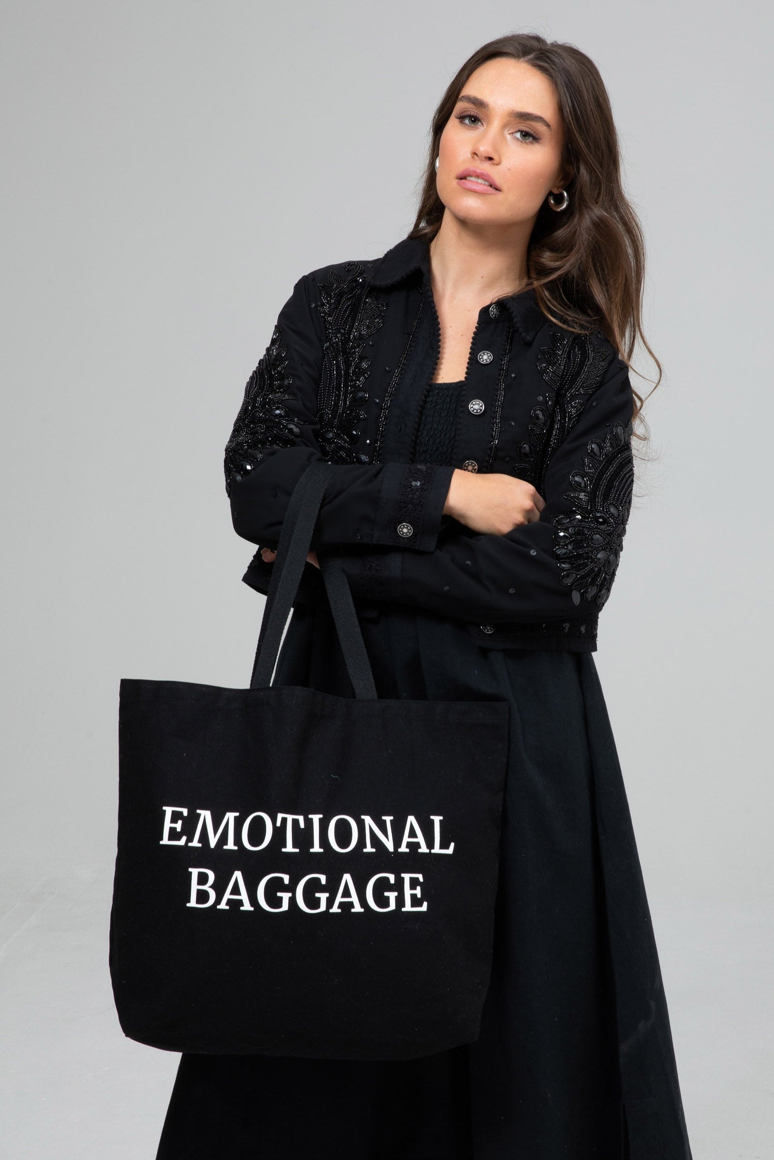 Emotional Baggage Tote - Black
