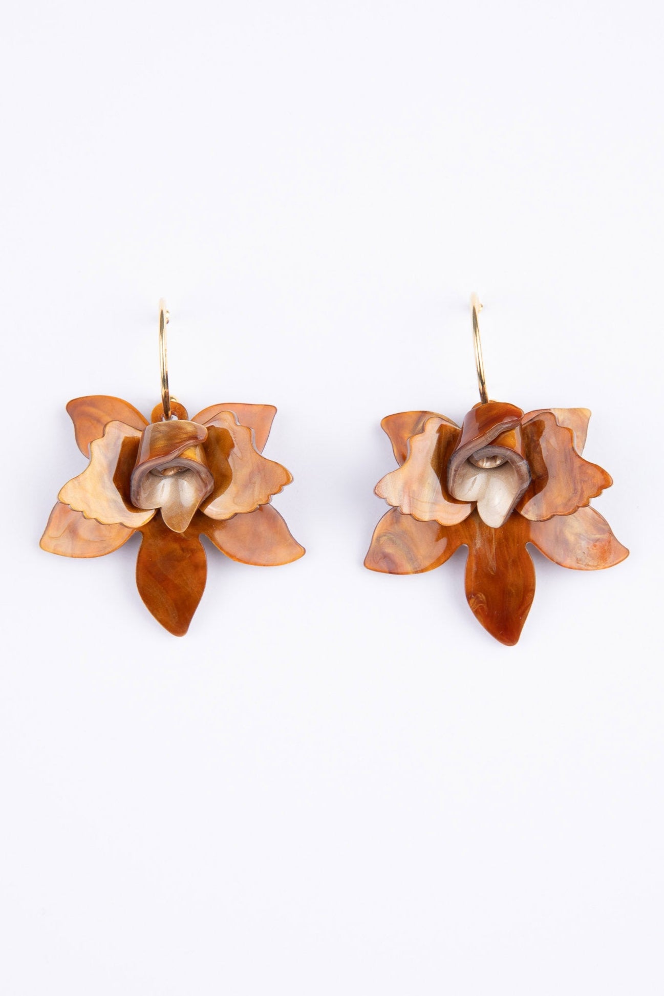 Alinta Earrings - Caramel