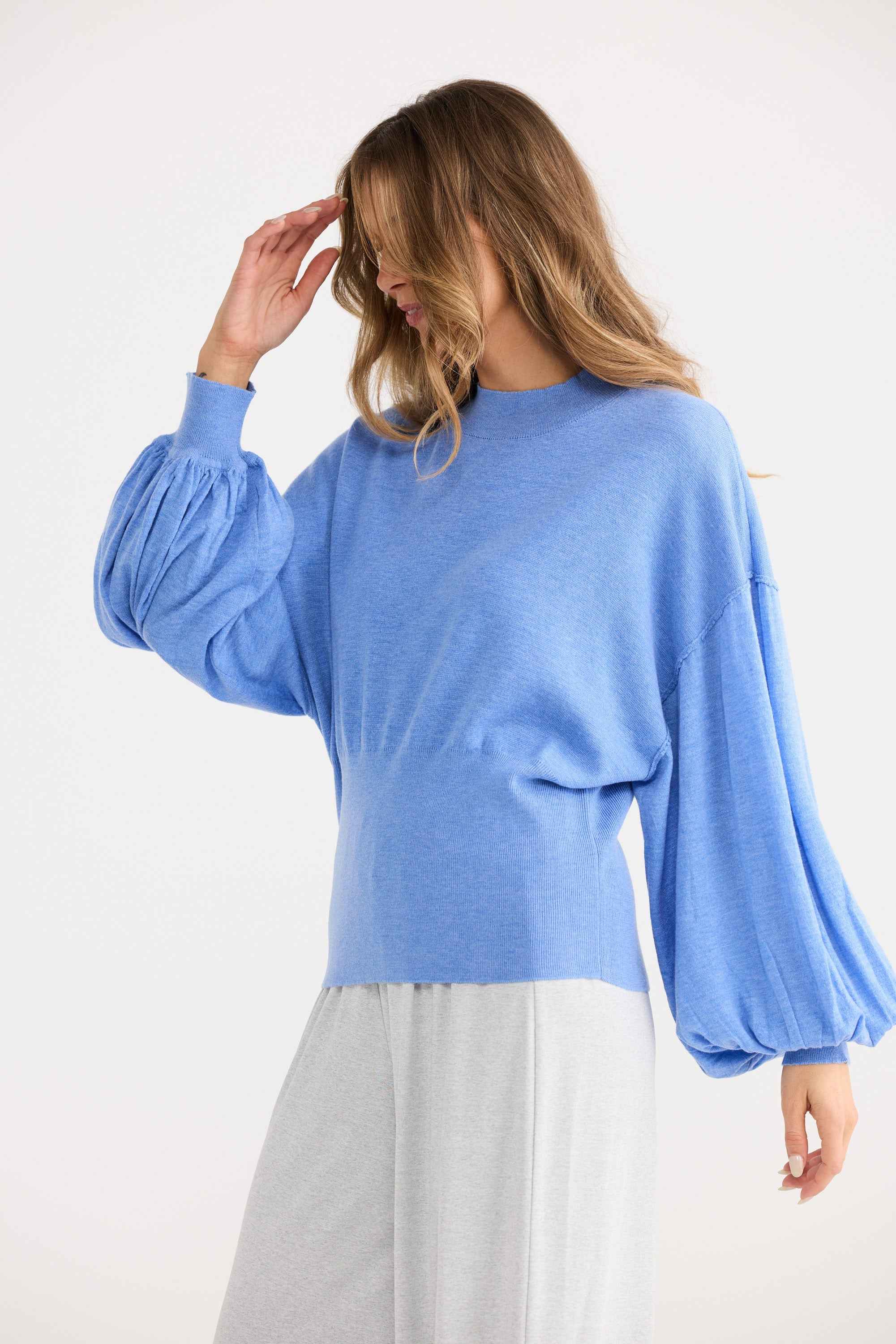 Powder Blue Womens Tops