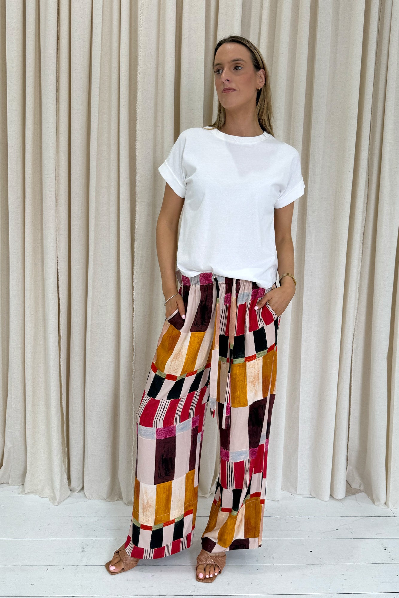 Astrid Pant - Painterly Geo