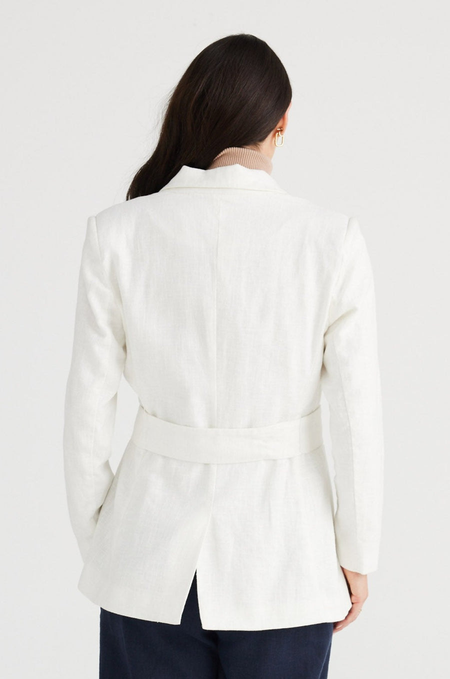 Jolie Long Sleeve Jacket - White