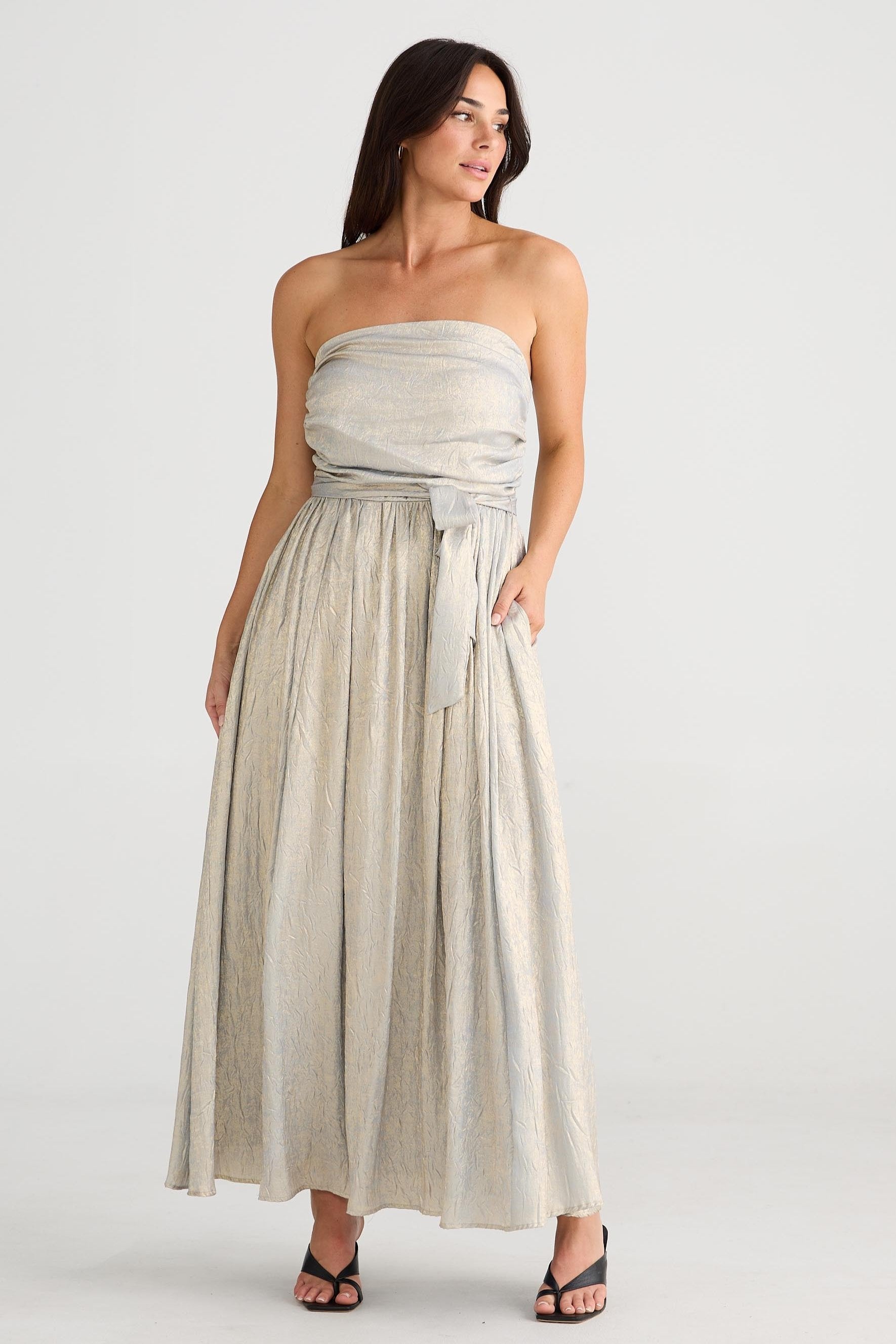 Avalon Dress - Champagne