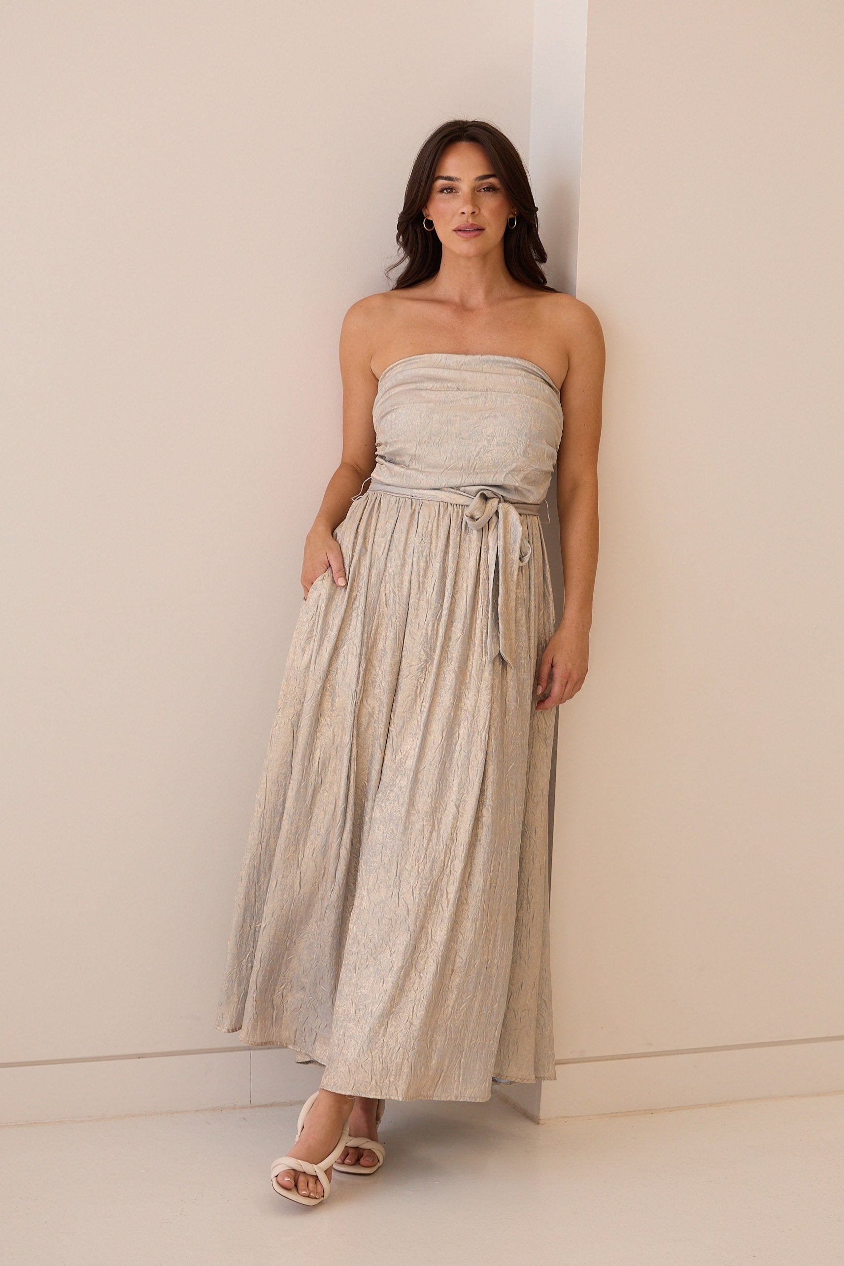 Avalon Dress - Champagne