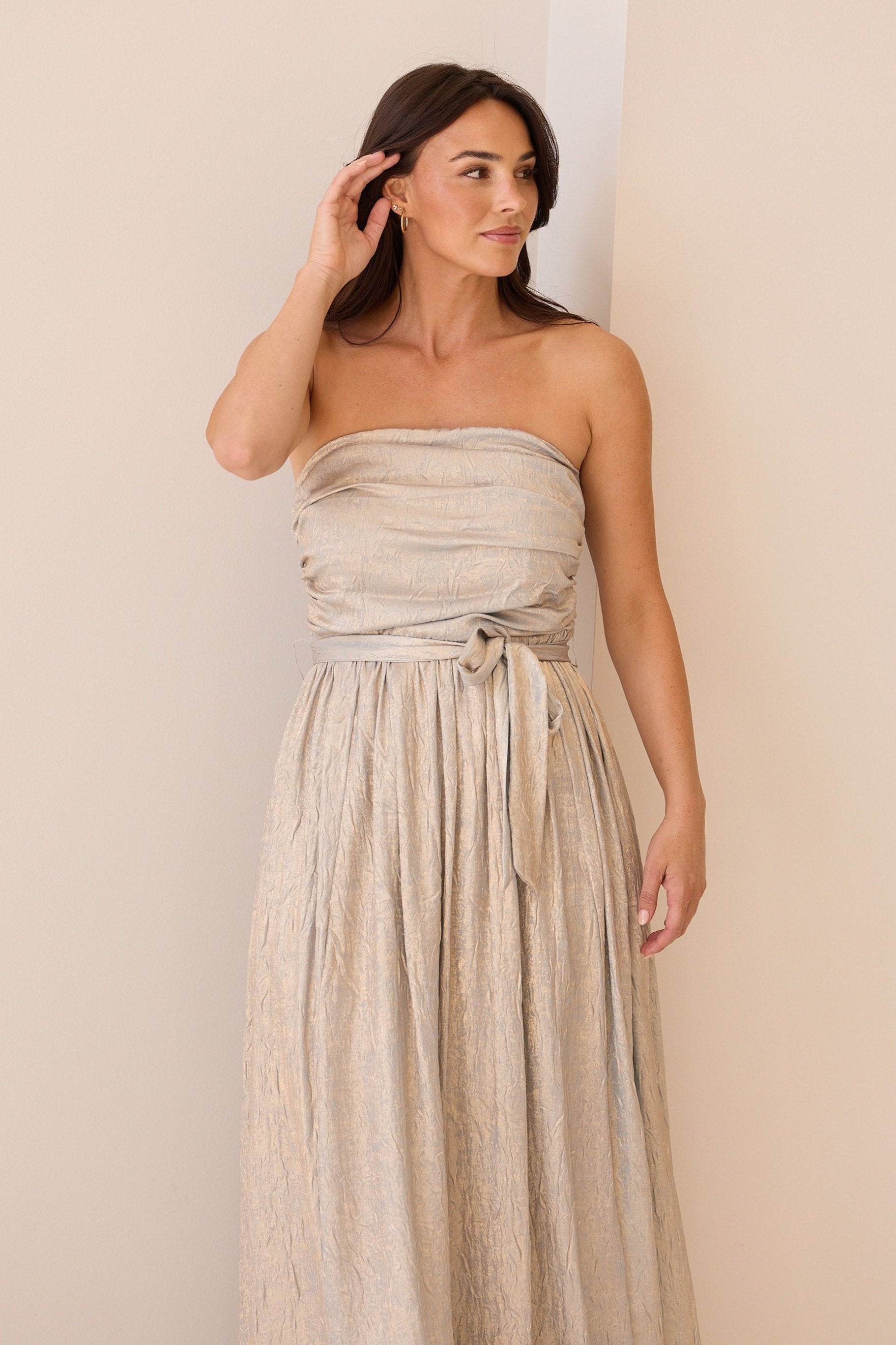 Avalon Dress - Champagne