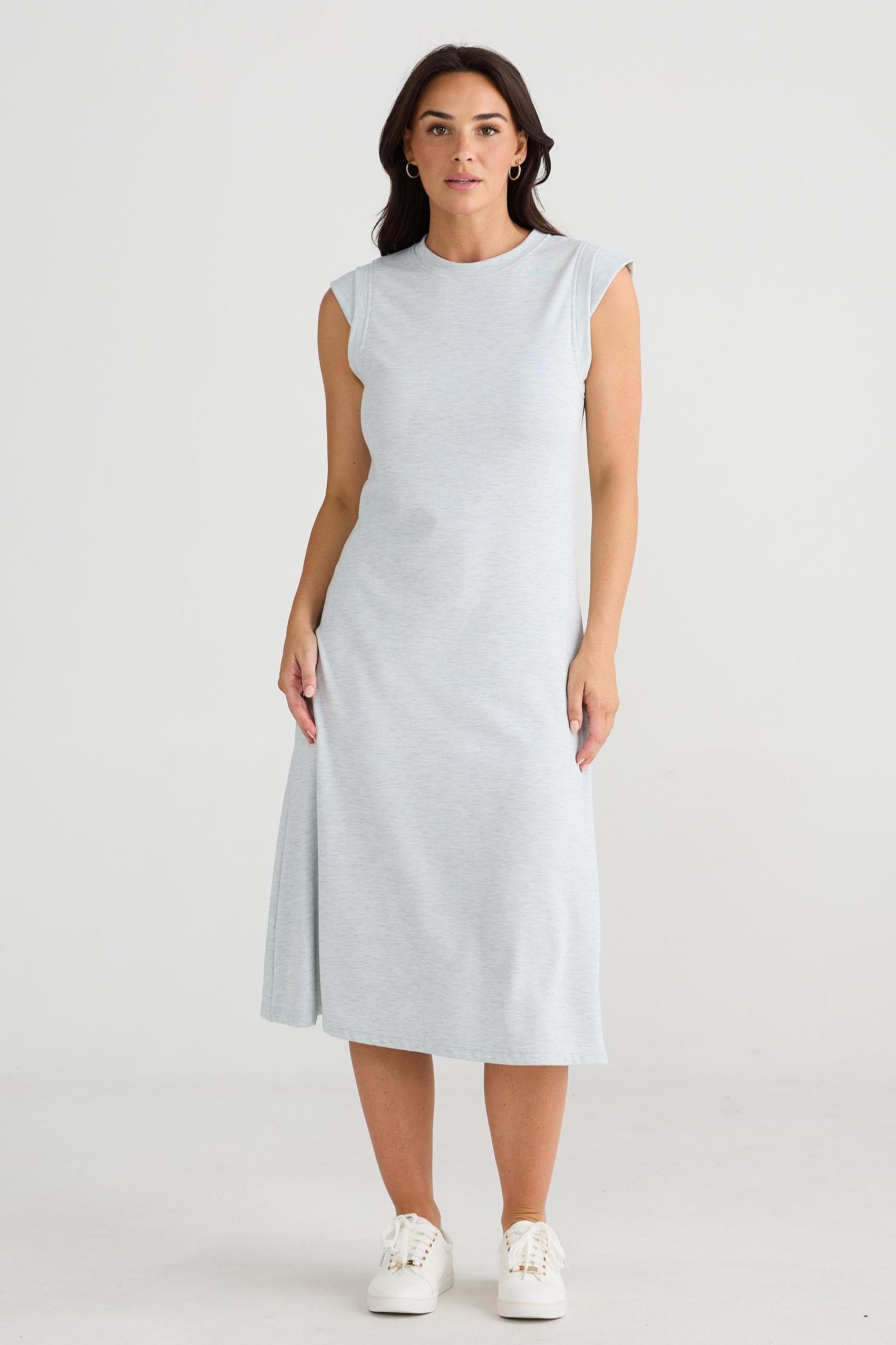 Barlow Dress - Grey Marle