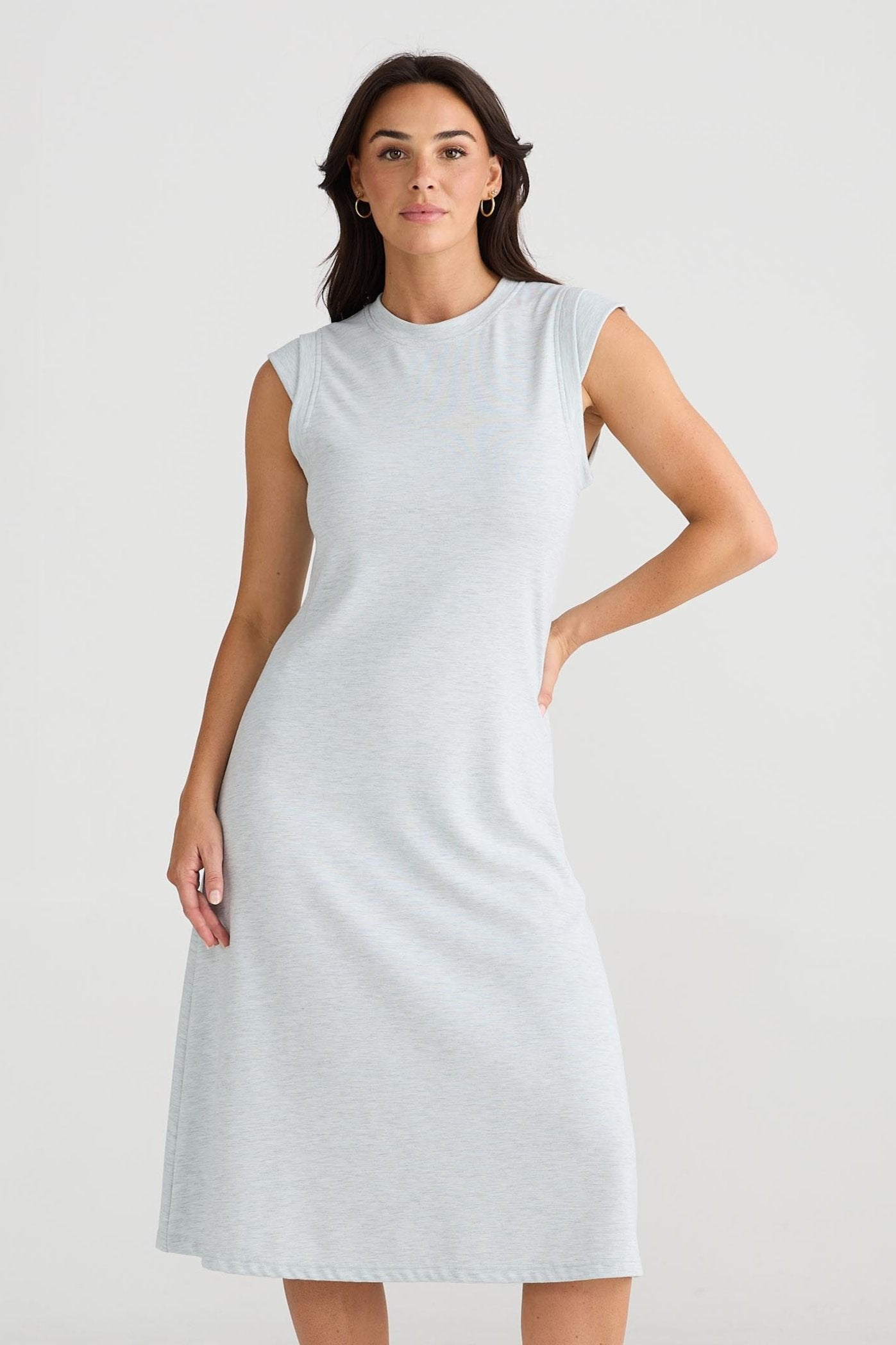 Barlow Dress - Grey Marle