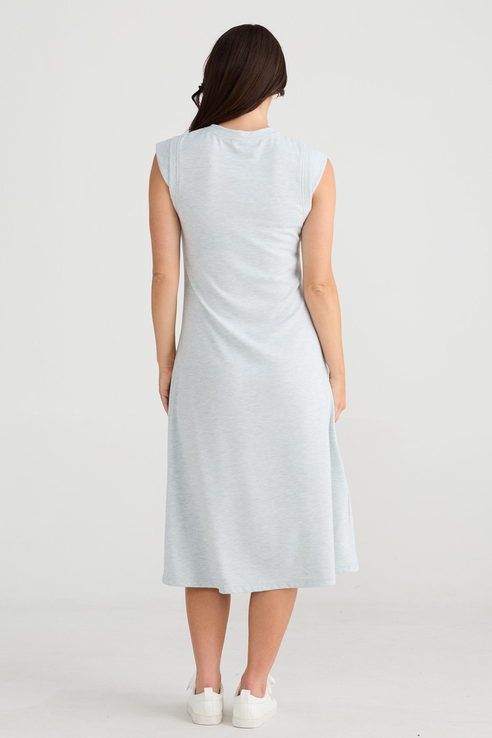 Barlow Dress - Grey Marle