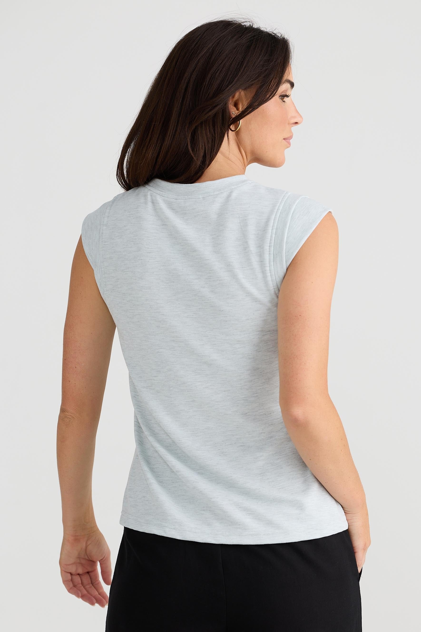 Barlow Top - Grey Marle