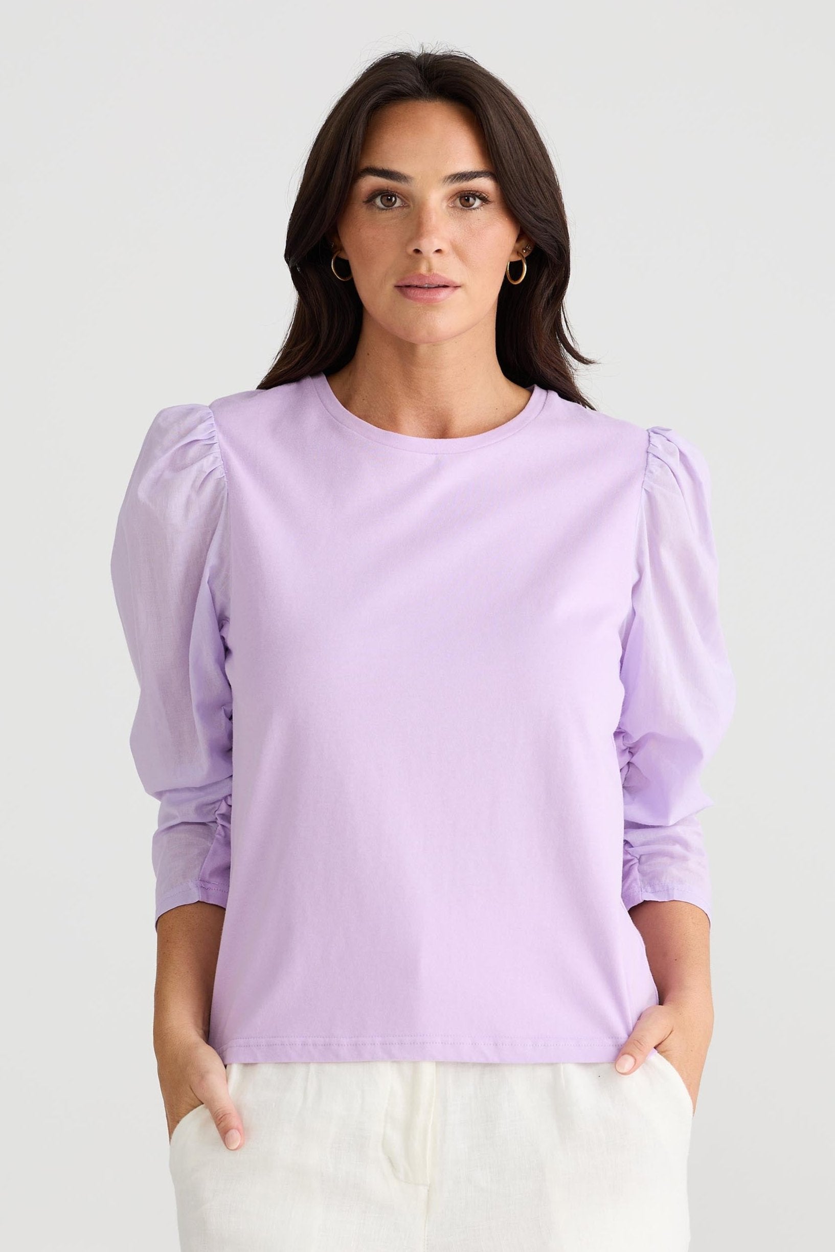 Gracie Tee - Lilac