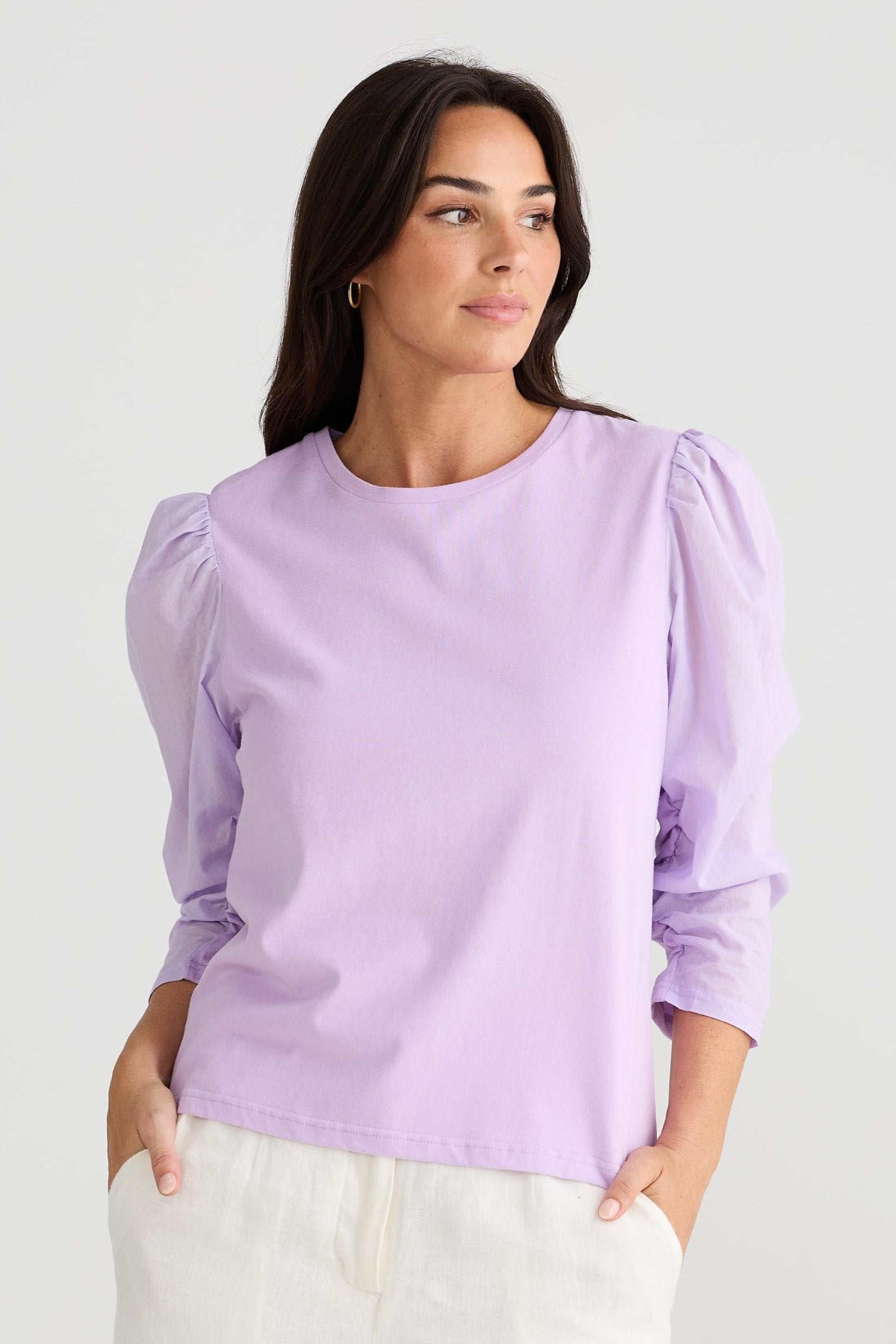 Gracie Tee - Lilac