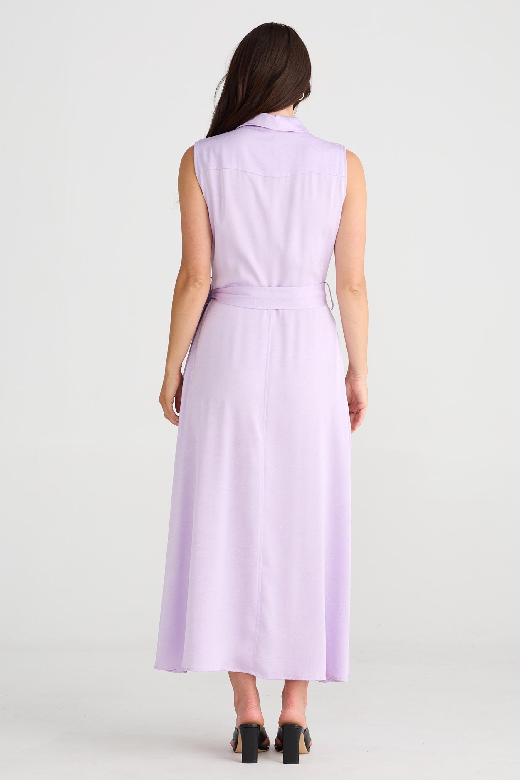 Rossellini Sleeveless Dress - Lilac