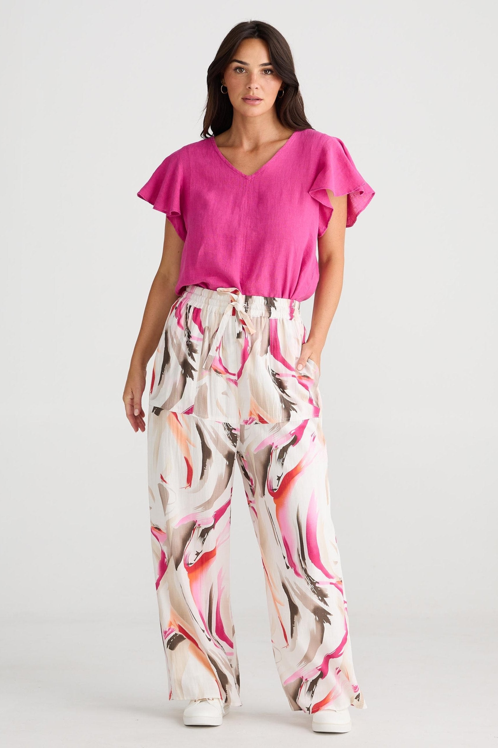 Sunny Days Pant - Boysenberry Swirl