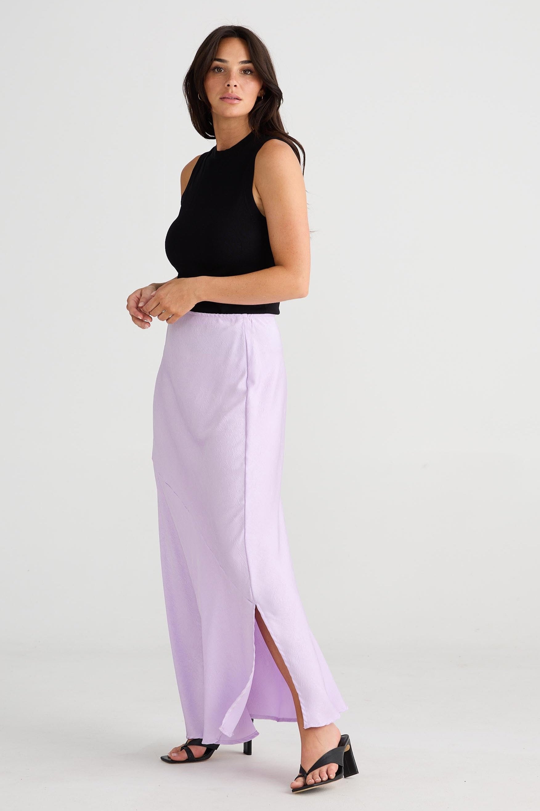 Rozalia Slip Skirt - Lilac