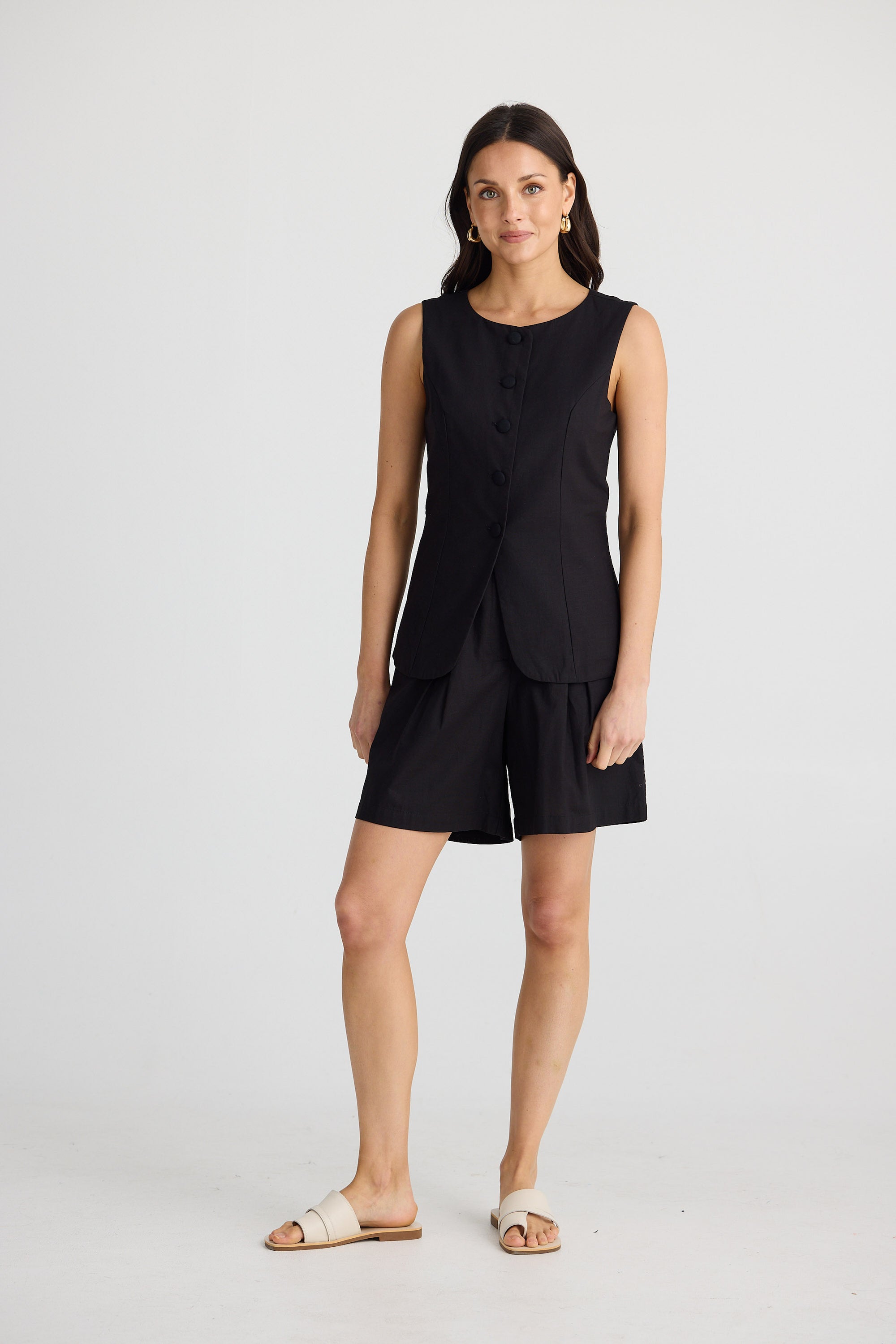 Eden Waistcoat - Black