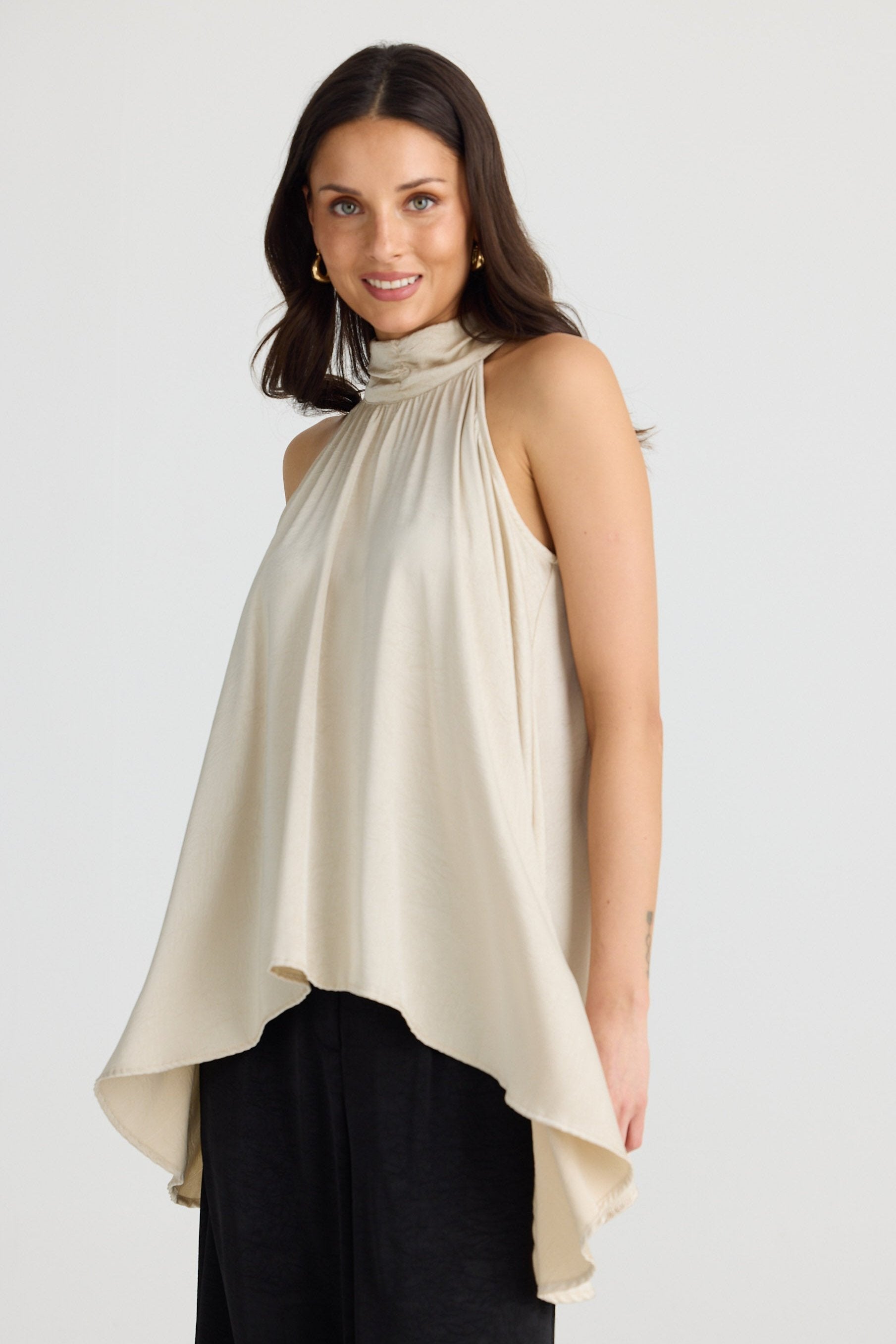 Jewell Top - Oyster