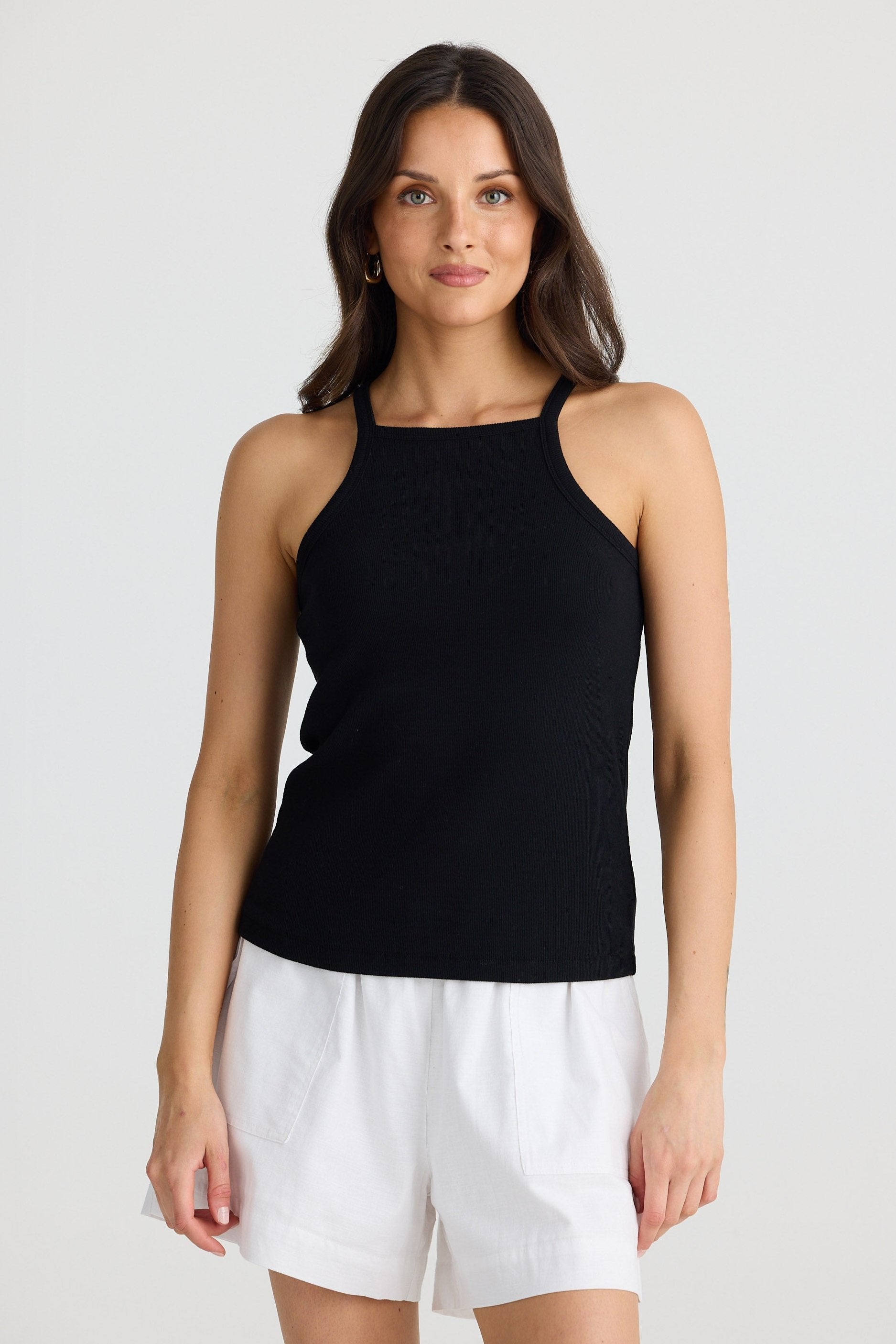 Bobbi Singlet - Black