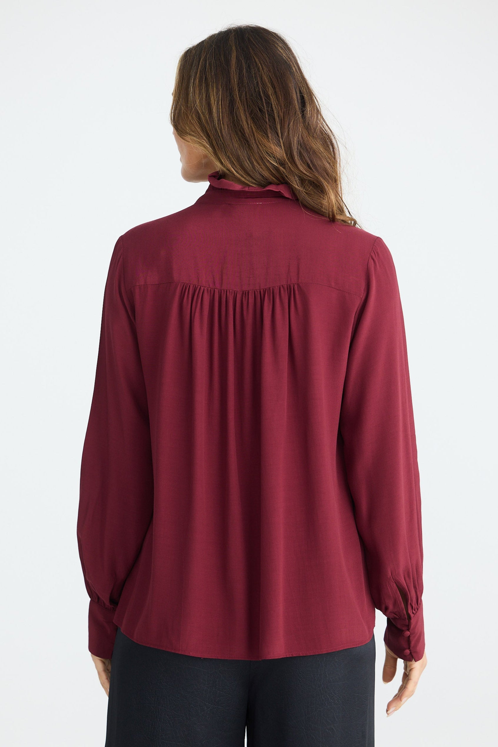 Somerset Shirt - Wine