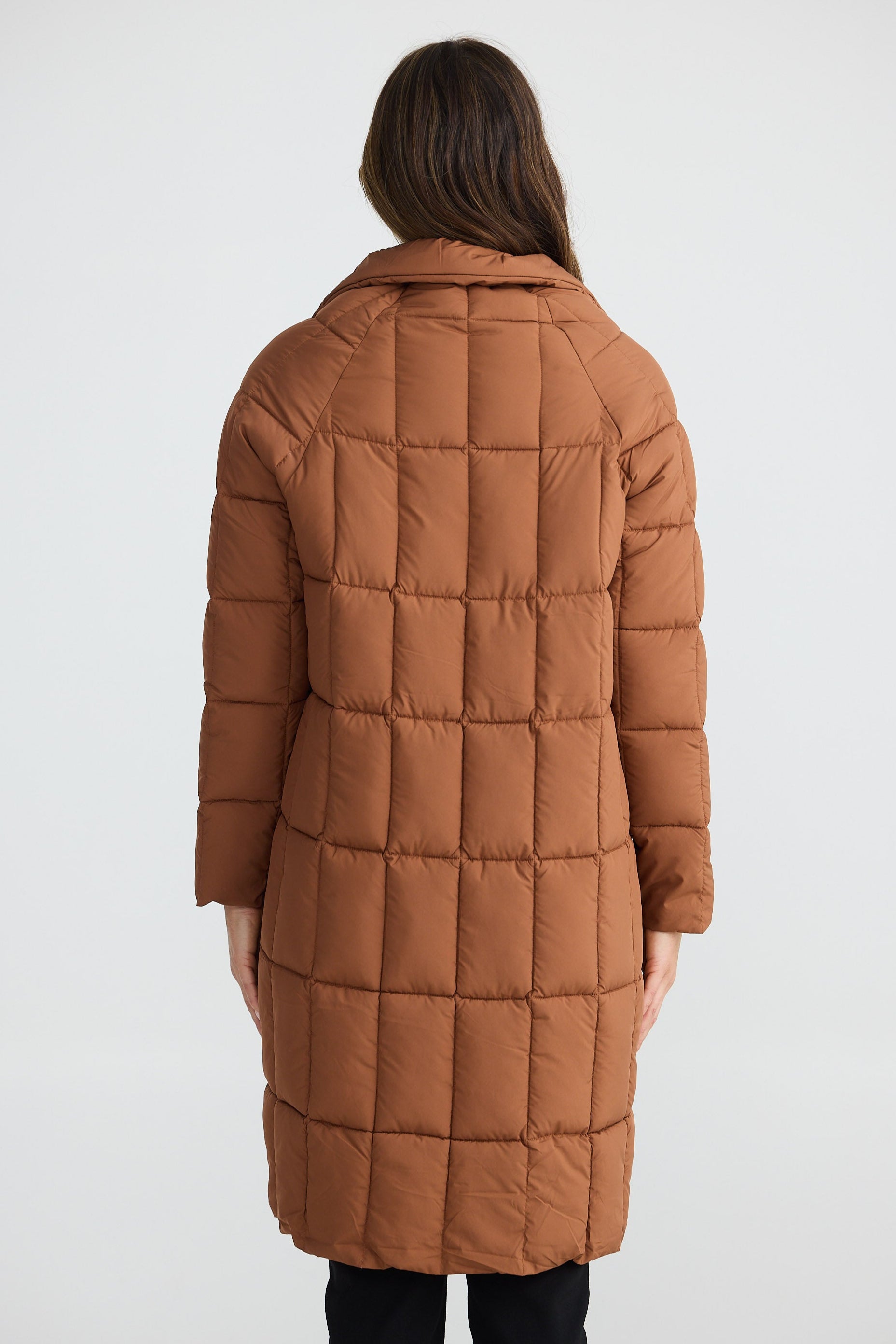 Orion Longline Puffer - Pecan