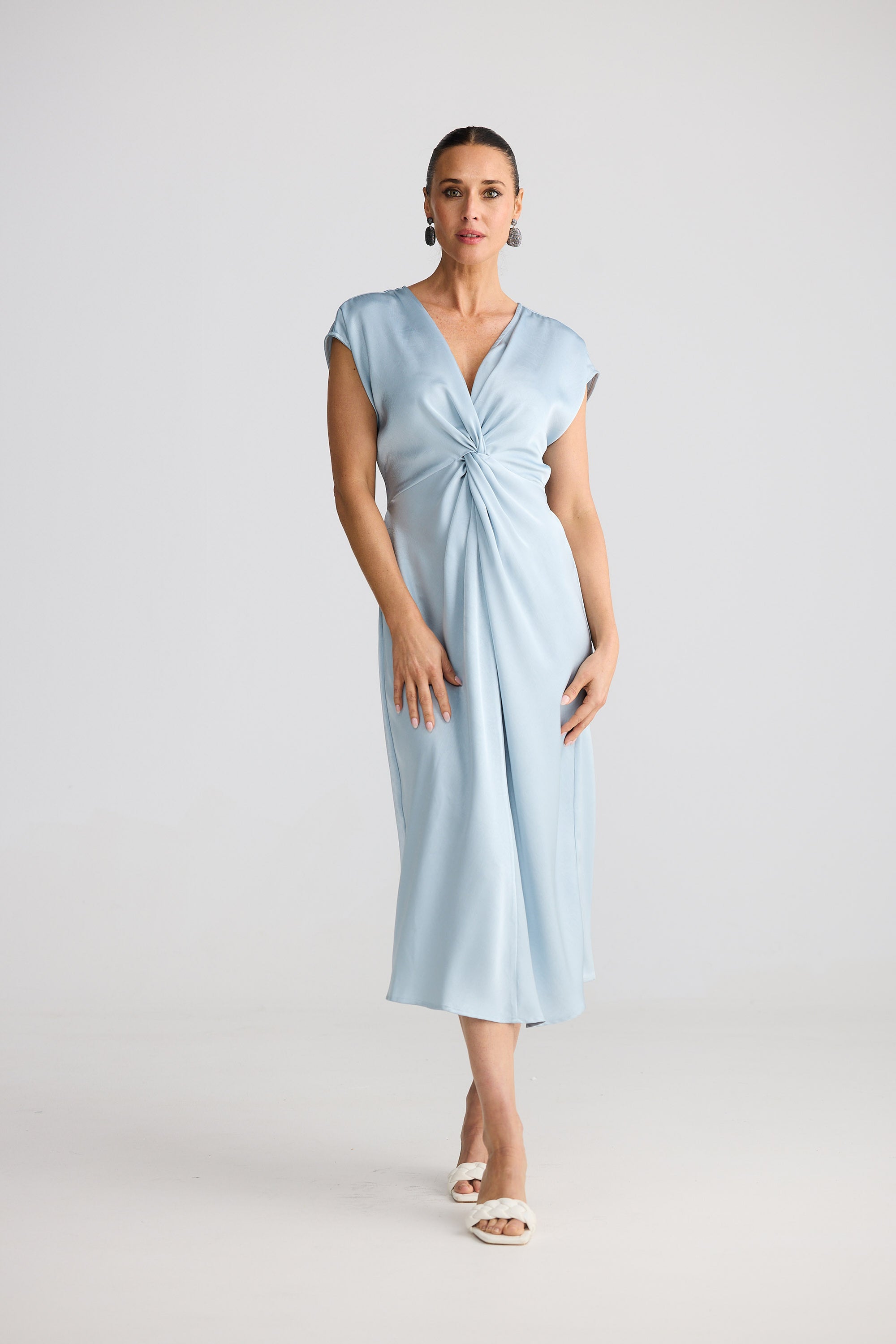 Lorenzo Dress - Blue Ice