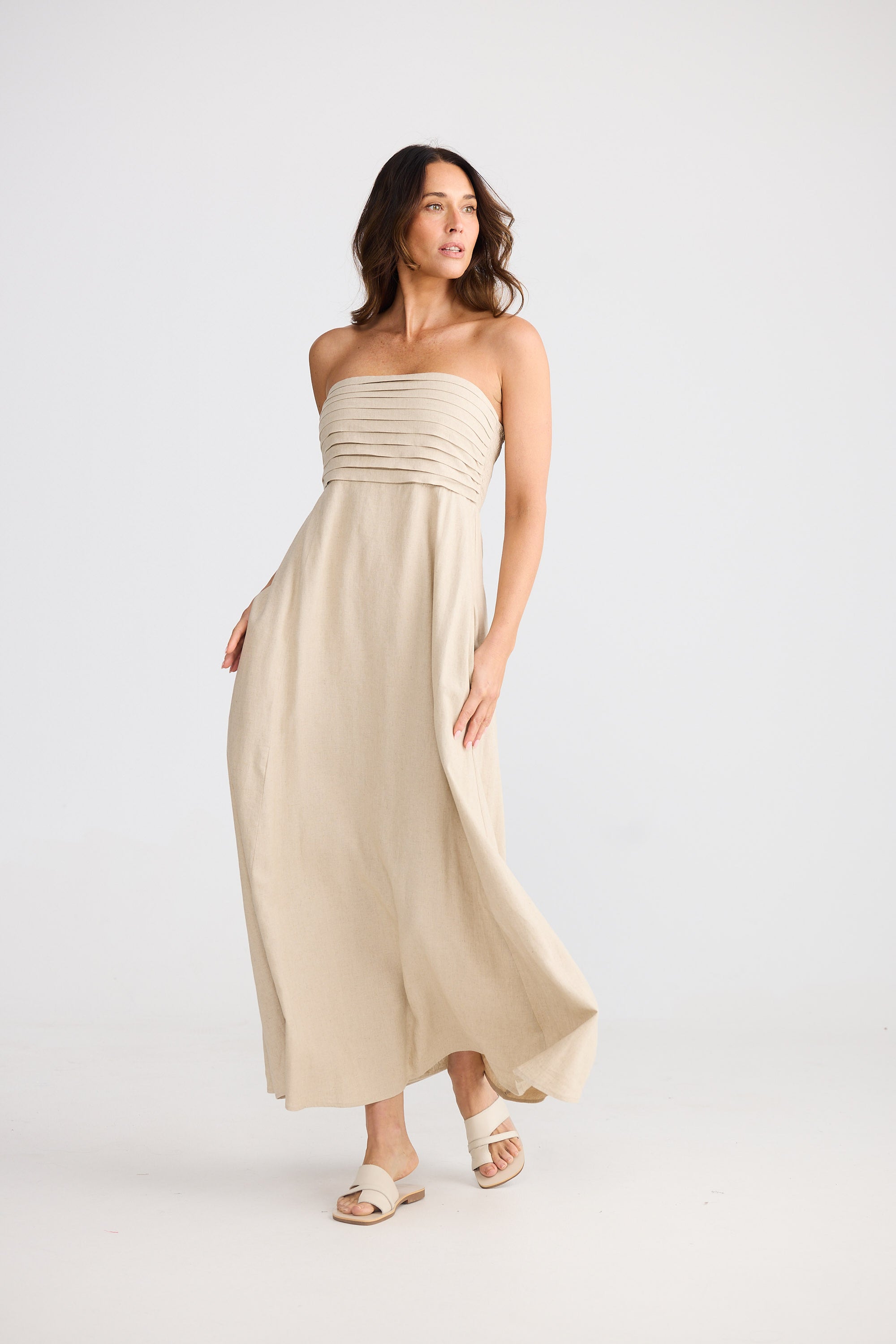 Adele Dress - Natural