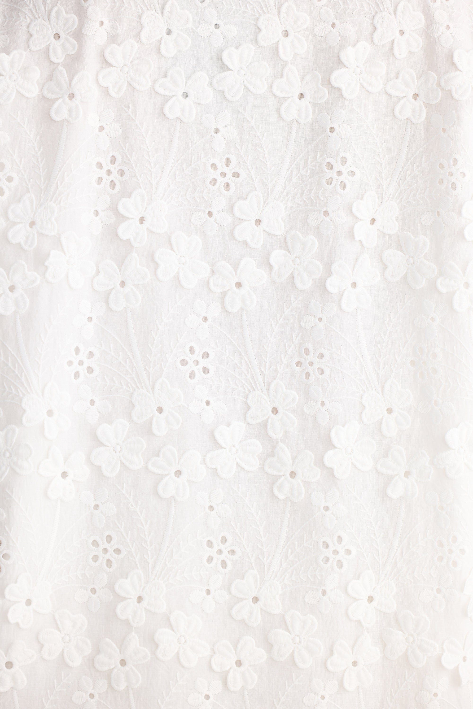 Close-up of a textured white fabric surface