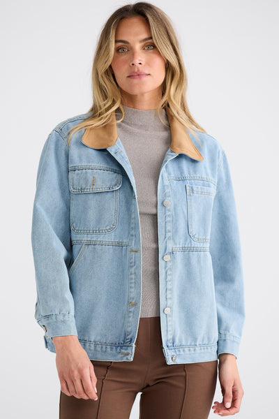 Helene Denim Jacket - Vintage Mid Wash - Brave+True