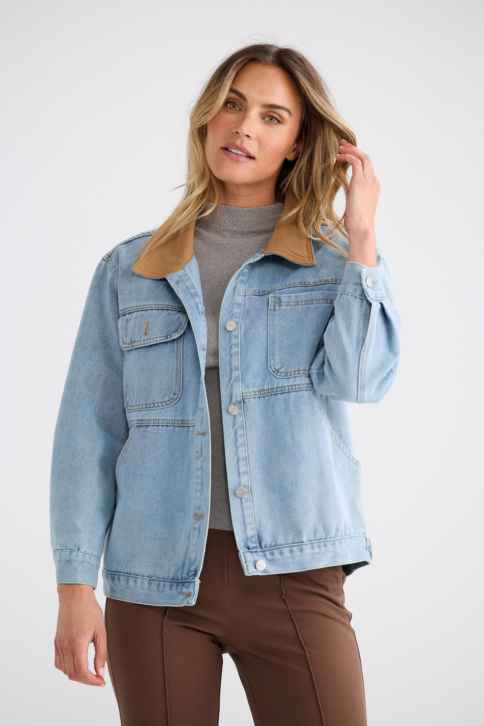 Helene Denim Jacket - Vintage Mid Wash - Brave+True