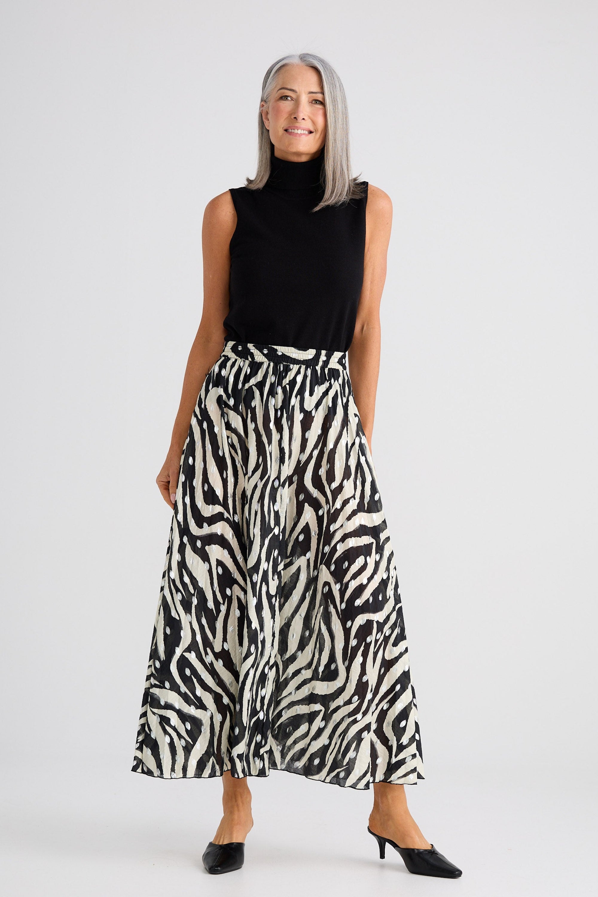 Helene Skirt - Zebra Print - Brave+True
