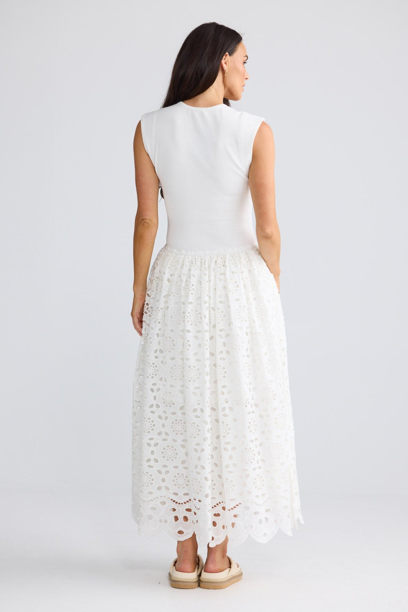 Daphne Dress - White