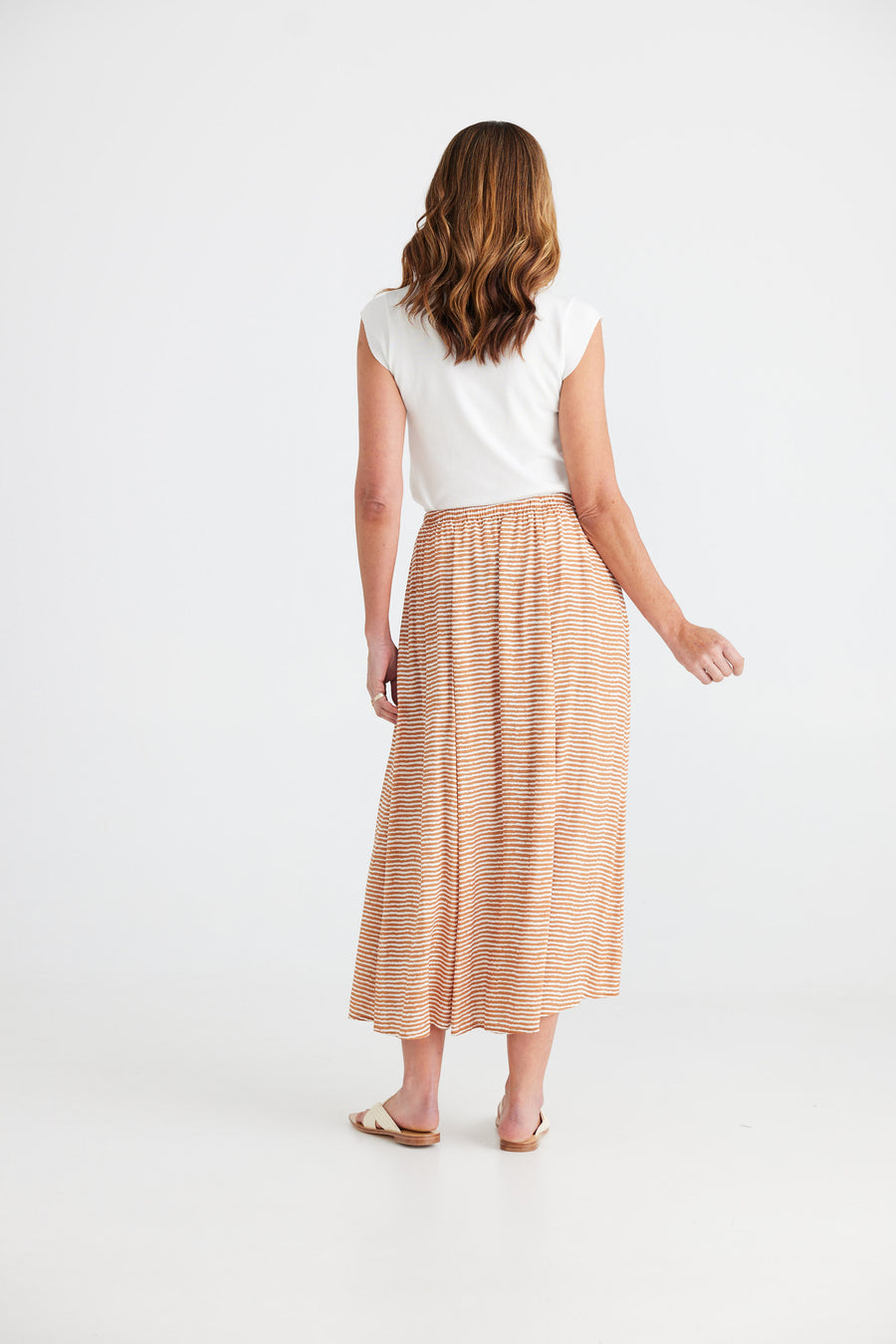 Second Valley Skirt - Tan Stripe