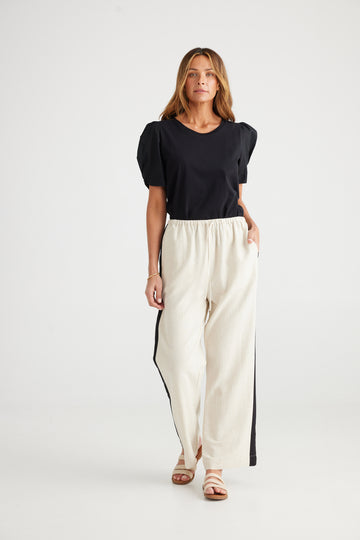 Second Valley Pants - Natural + Black