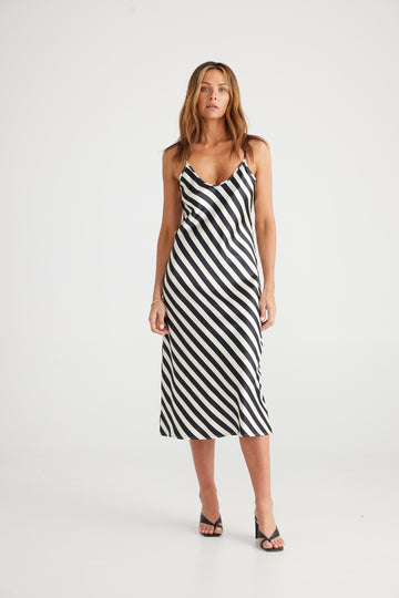 Lexi Dress - Midnight Stripe