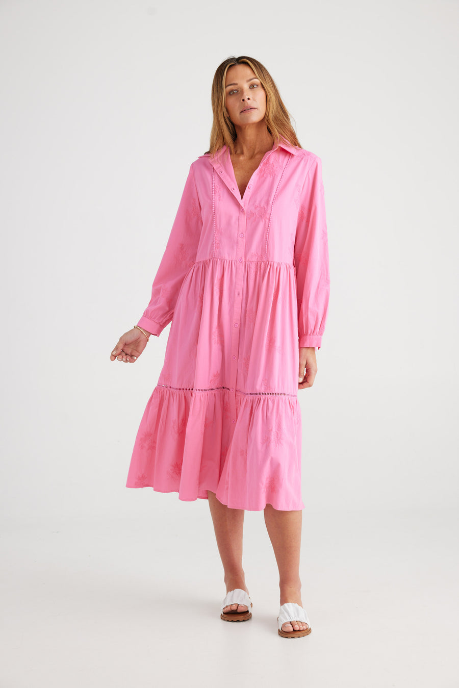 Reggiani Dress - Hot Pink