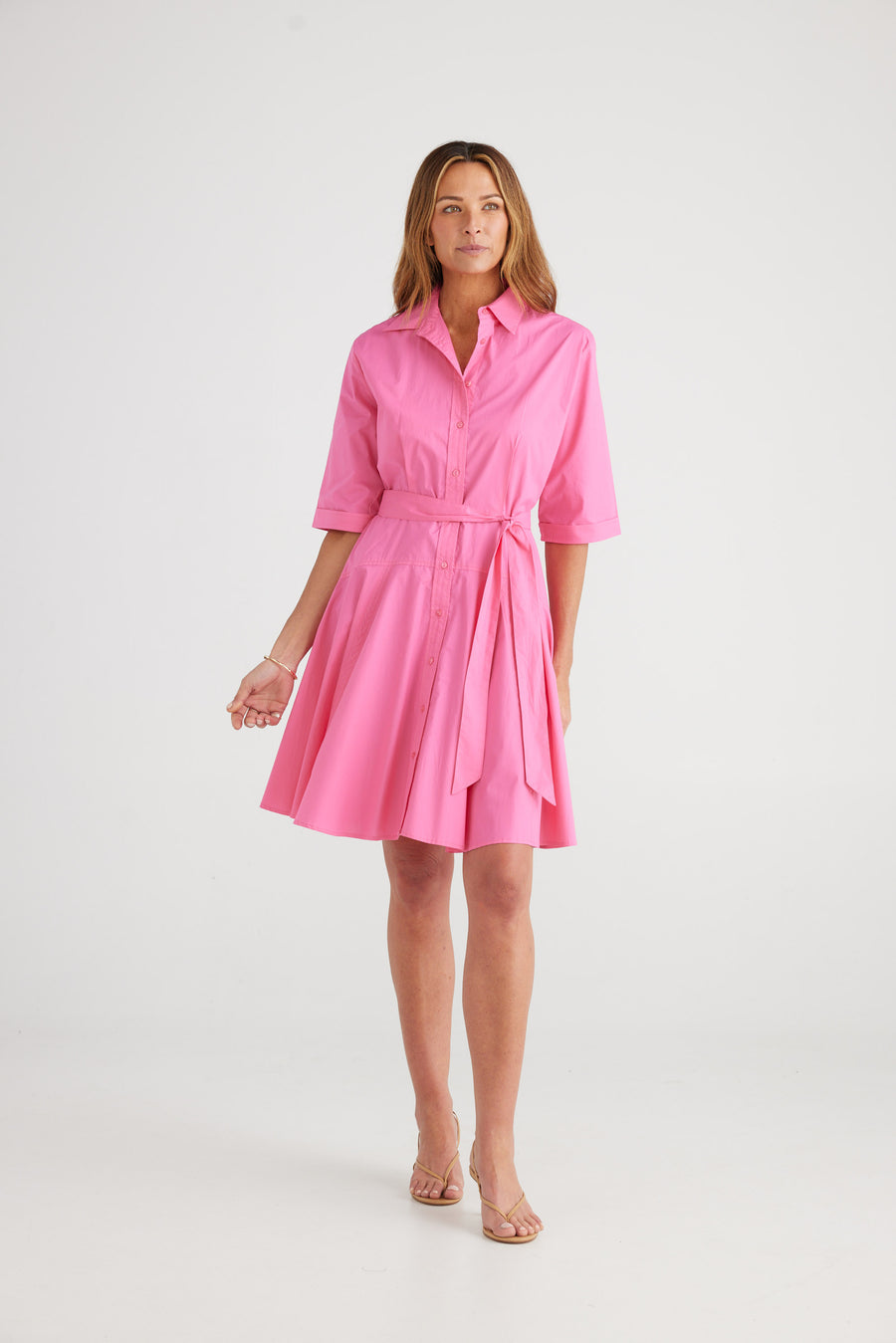 Raffa Dress - Hot Pink
