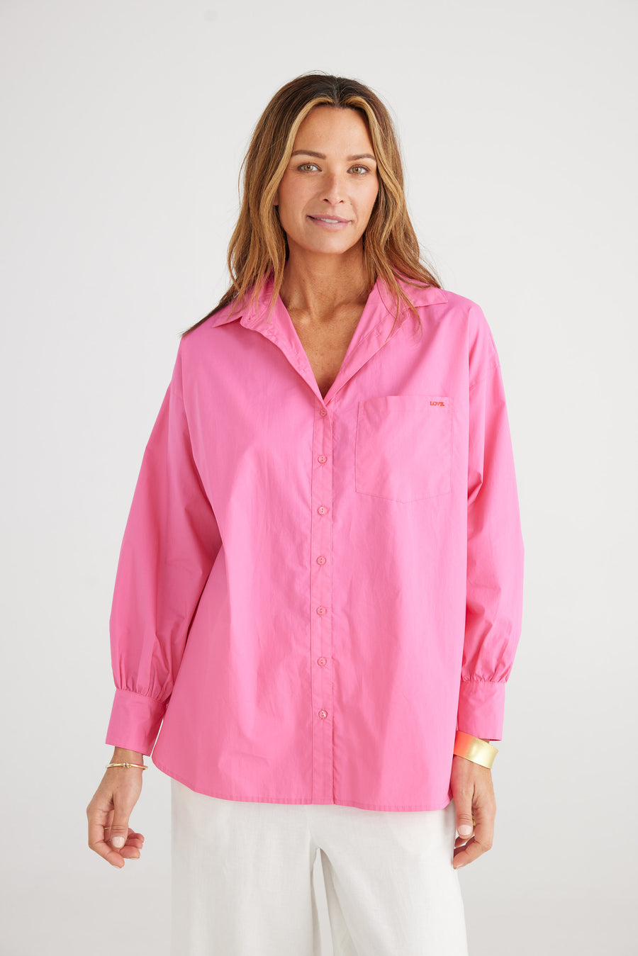 Ezra Shirt - Hot Pink