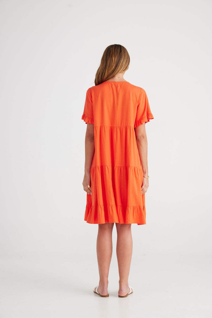 Clementine Dress - Mandarin